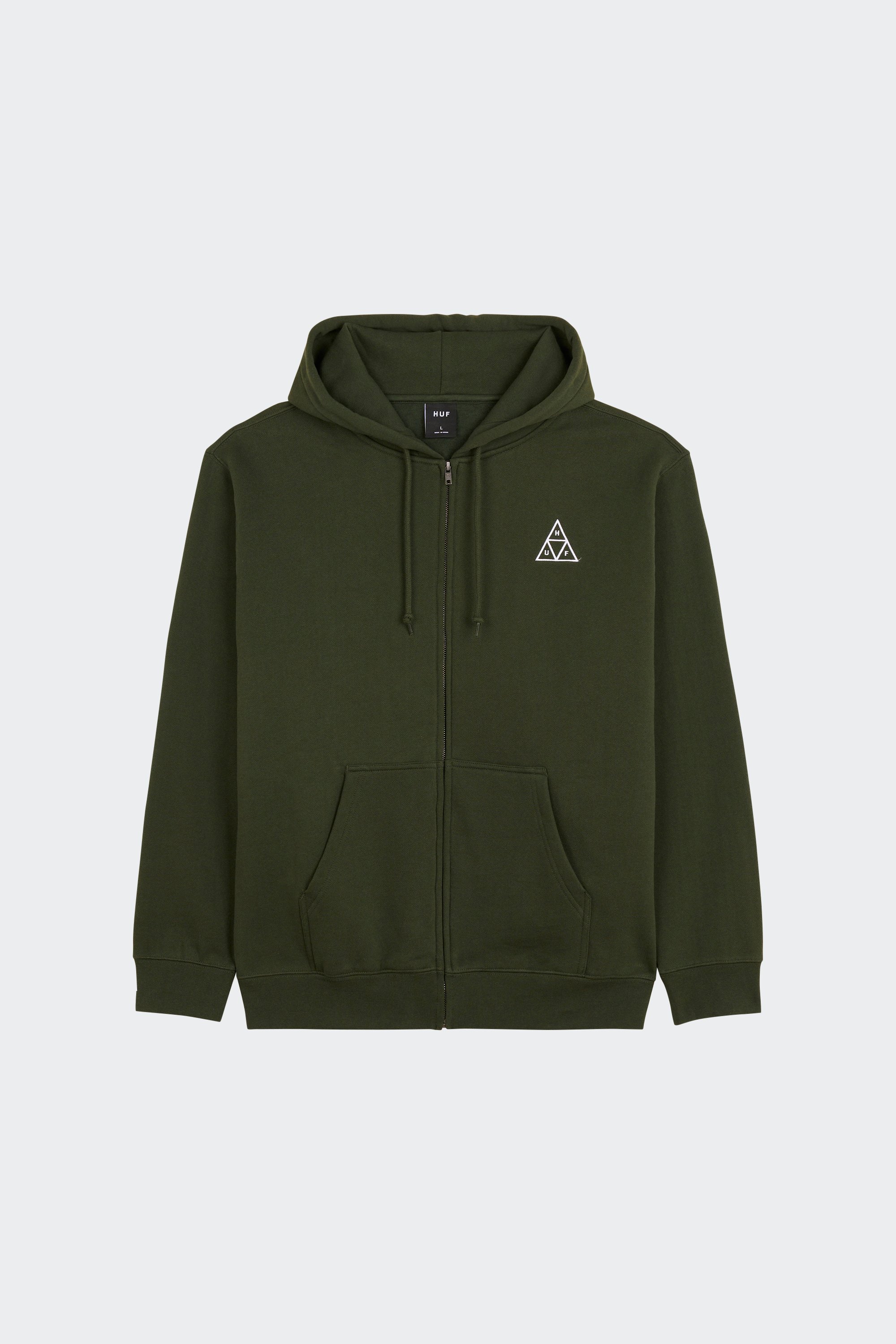 Hoodie zippé | Vert by HUF Hoodie zippé Vert