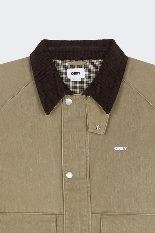 OBEY Veste Kaki