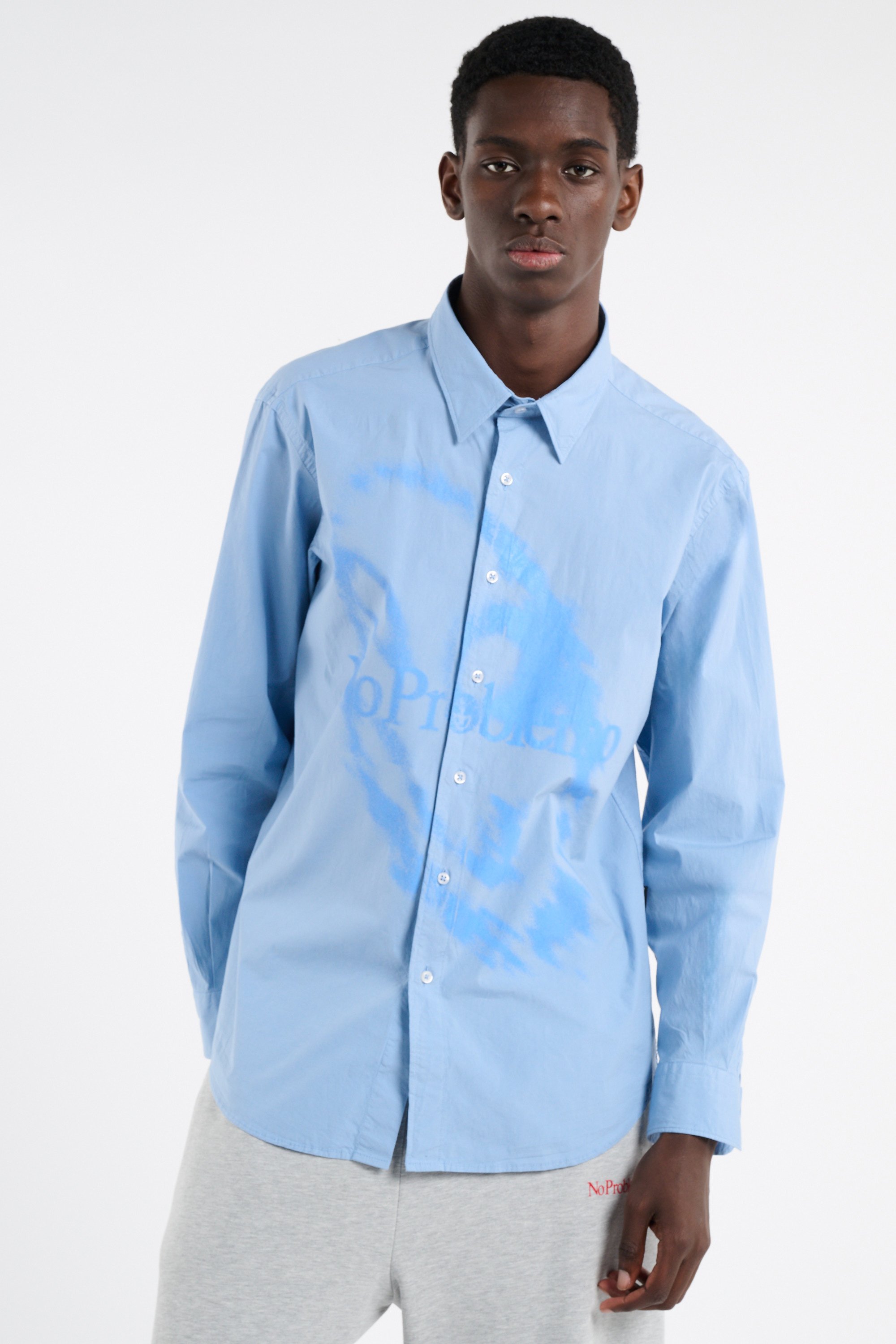 Shirt | Blue NO PROBLEMO Men