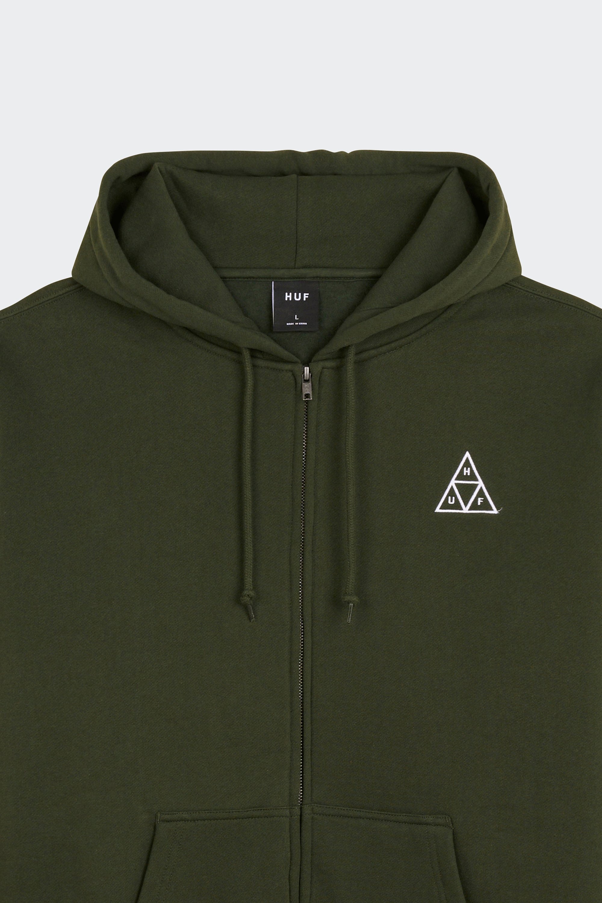 Hoodie zippé | Vert by HUF Hoodie zippé Vert