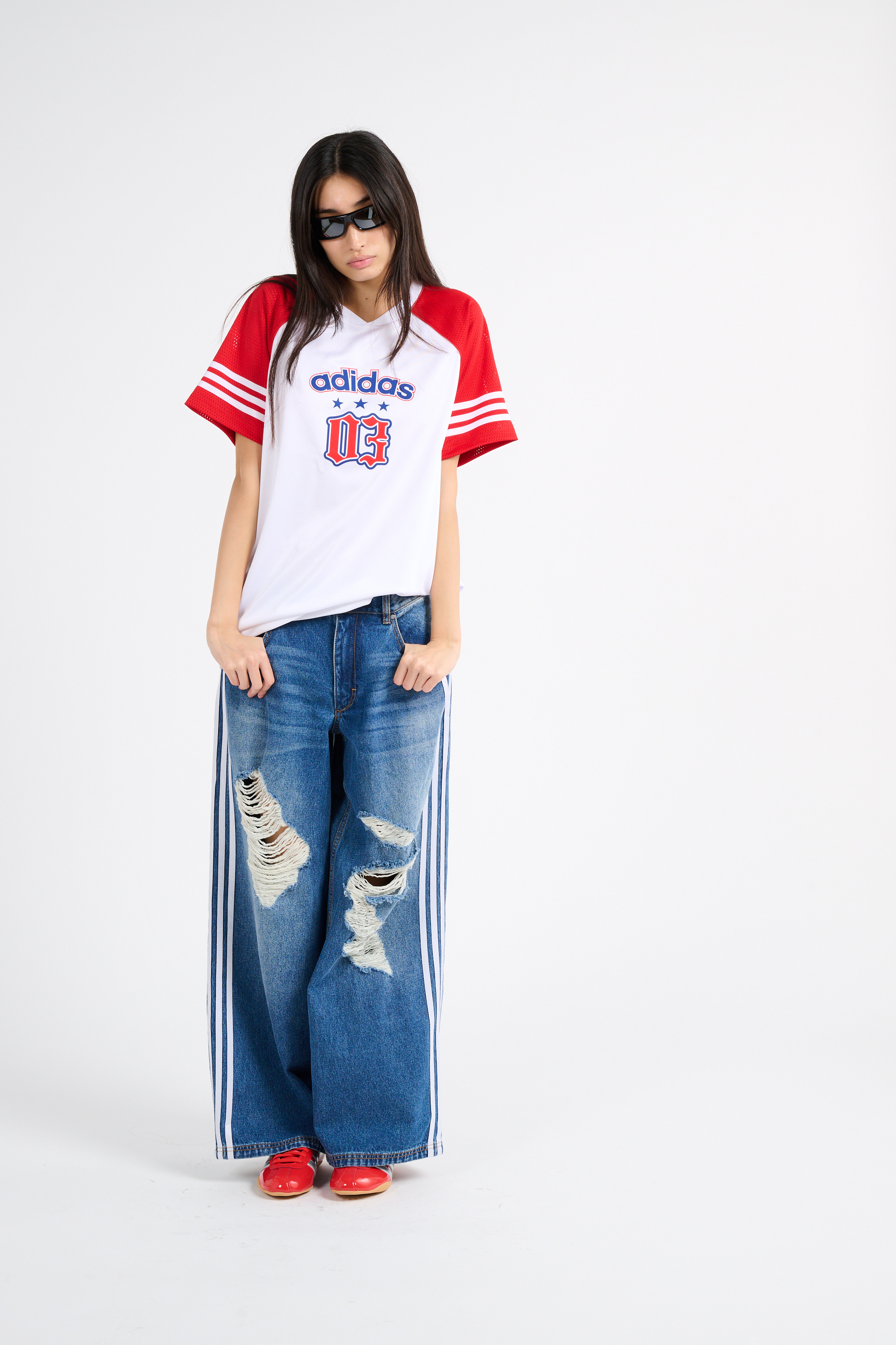 Regular-fit round-neck cotton T-shirt White