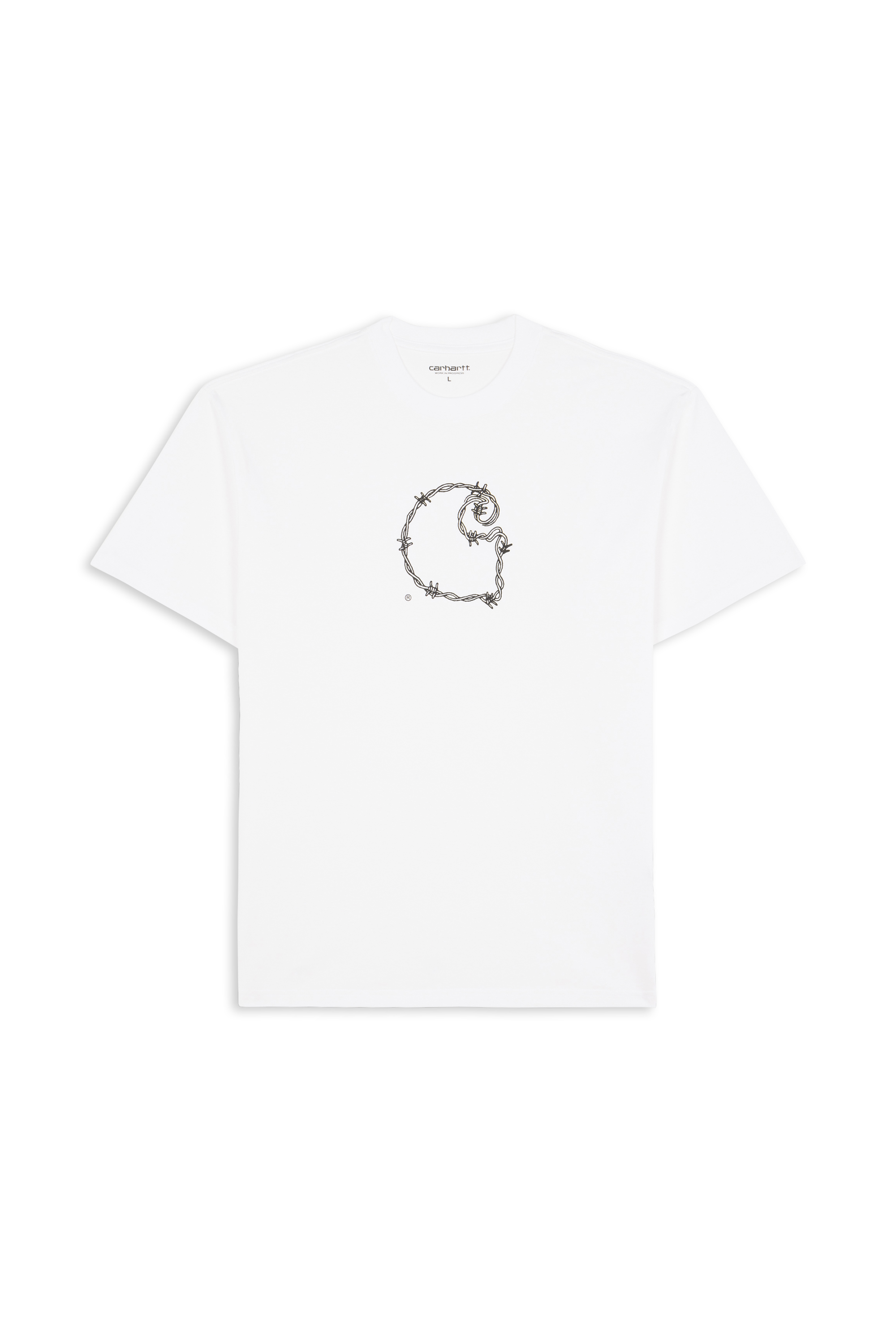 T-shirt S/S Barbwire C T-Shirt White