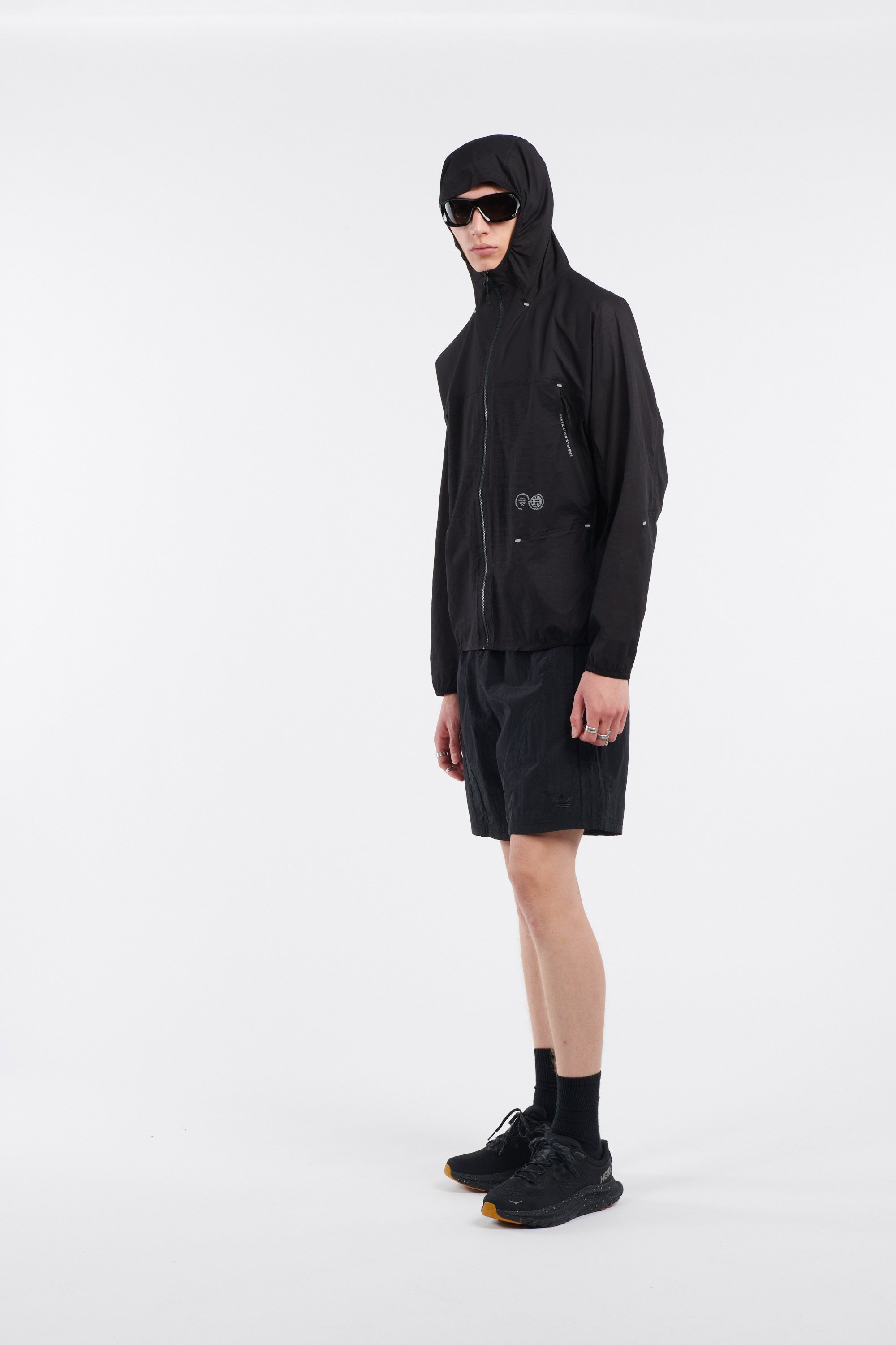 anytee［M］Super Black\" USARMY NYLON PARKA Super Black
