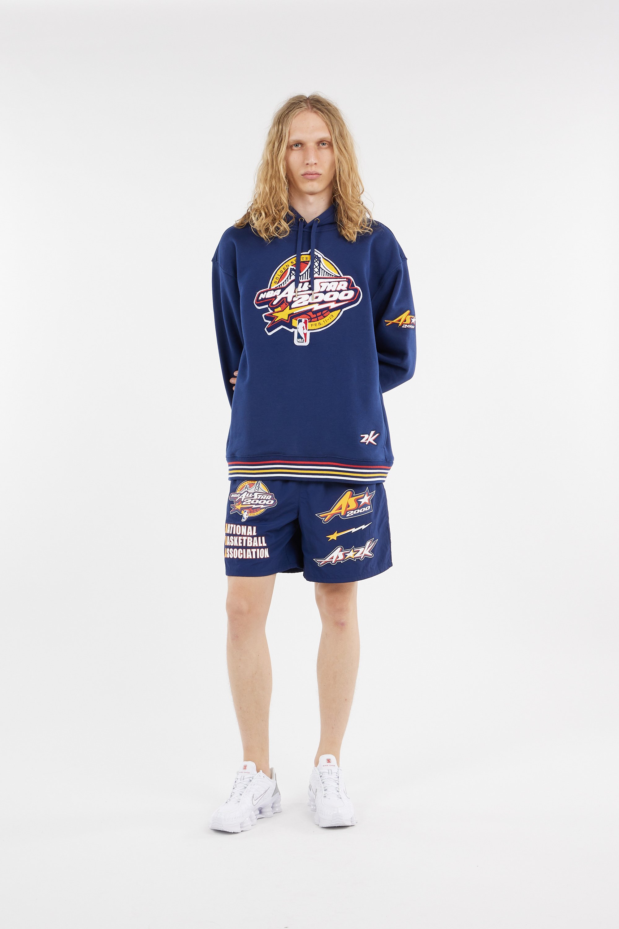 Hoodie MITCHELL & NESS Bleu