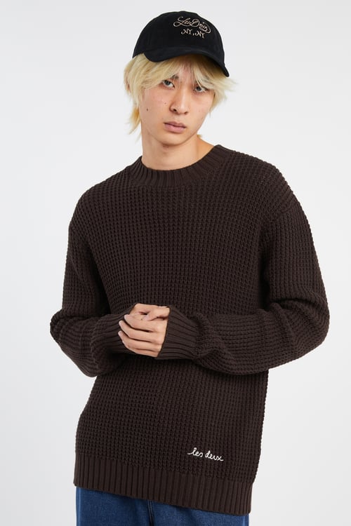 LES DEUX Pull Marron
