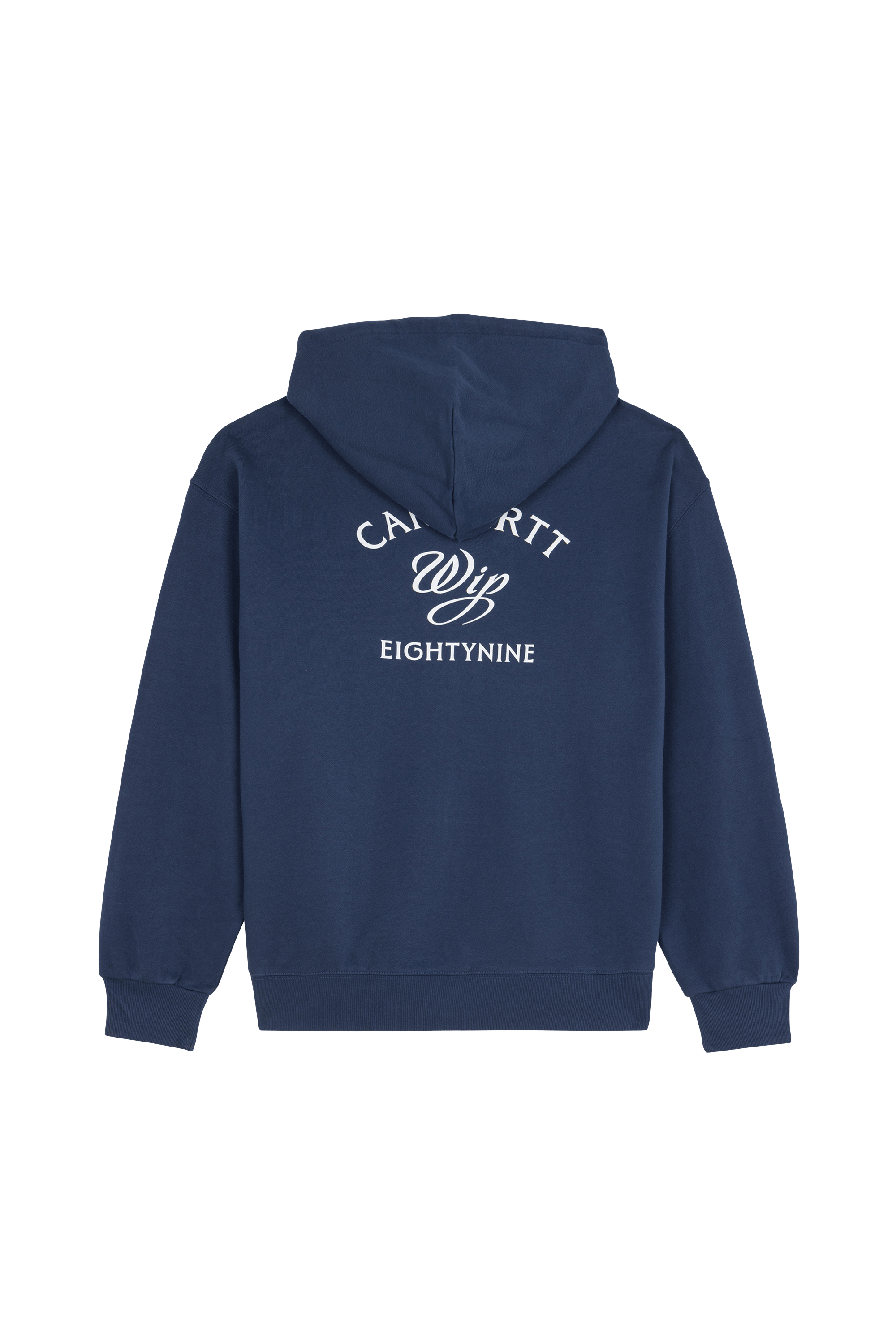 Hoodie zippé Bleu