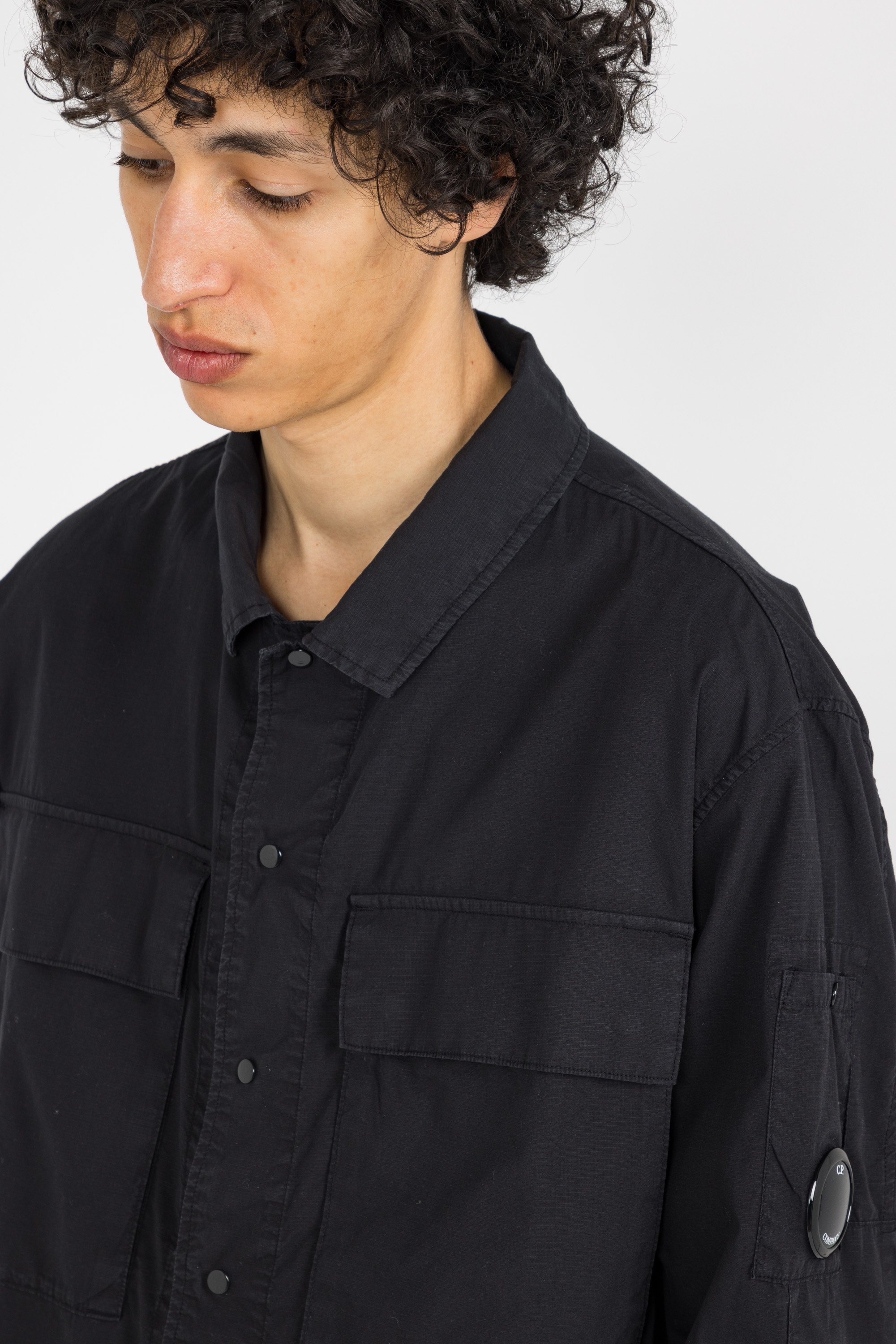Overshirt | Black by C.P. COMPANY Overshirt Black