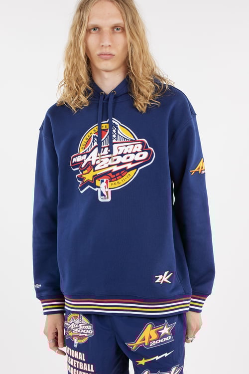 MITCHELL & NESS Hoodie Blue
