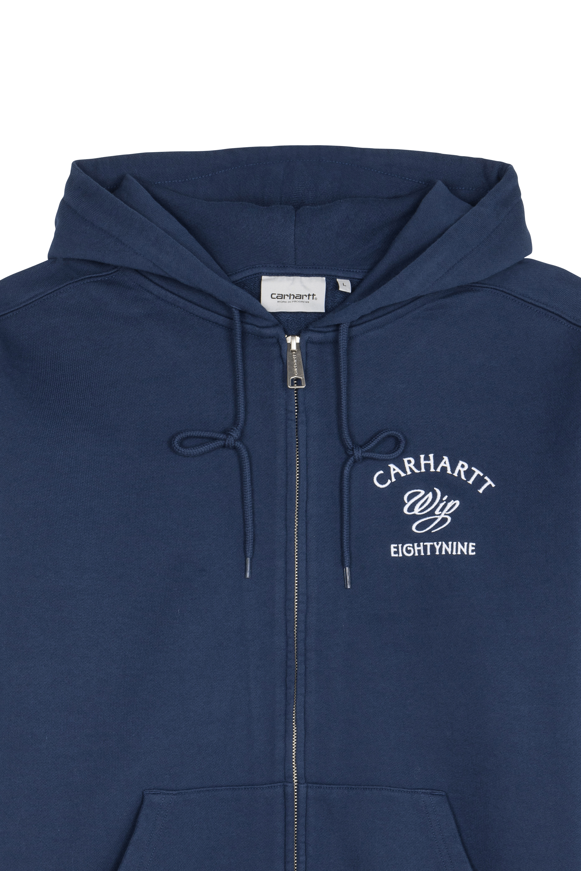 Hoodie zippé Bleu
