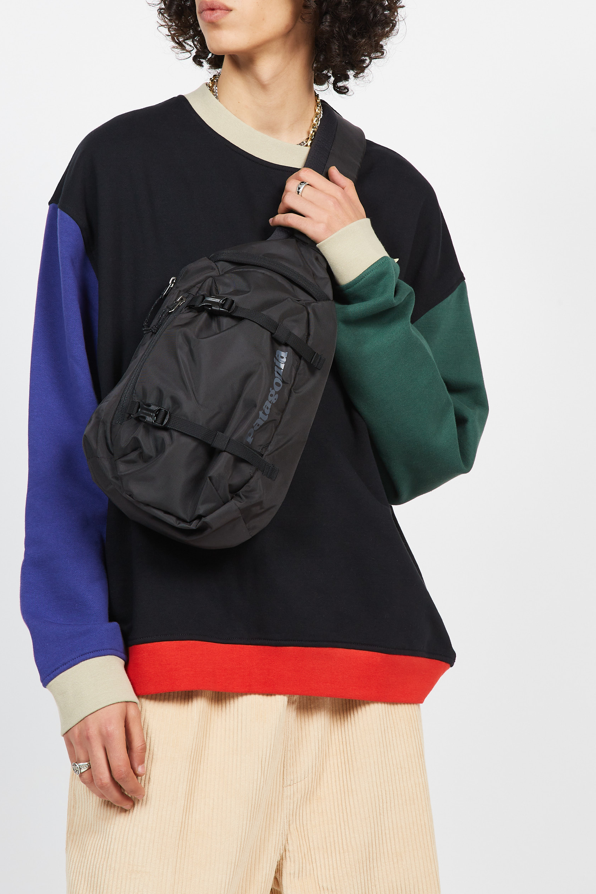 Sac banane zippé uni  PATAGONIA Noir