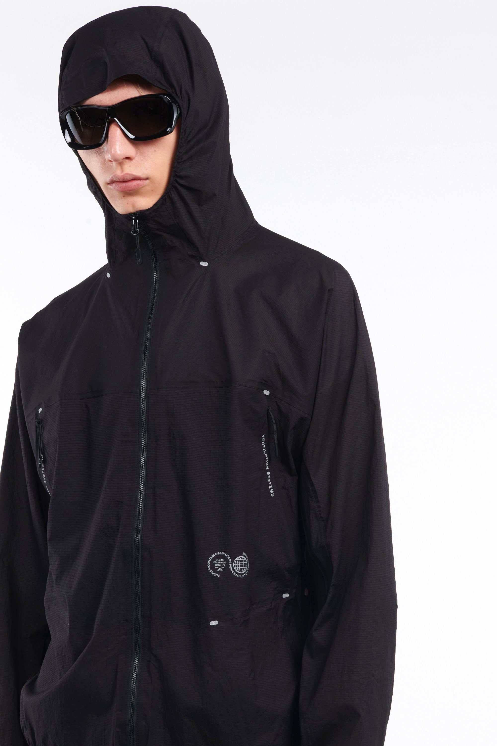 Parka Packaway Stinger Jacket Black Purple Mountain