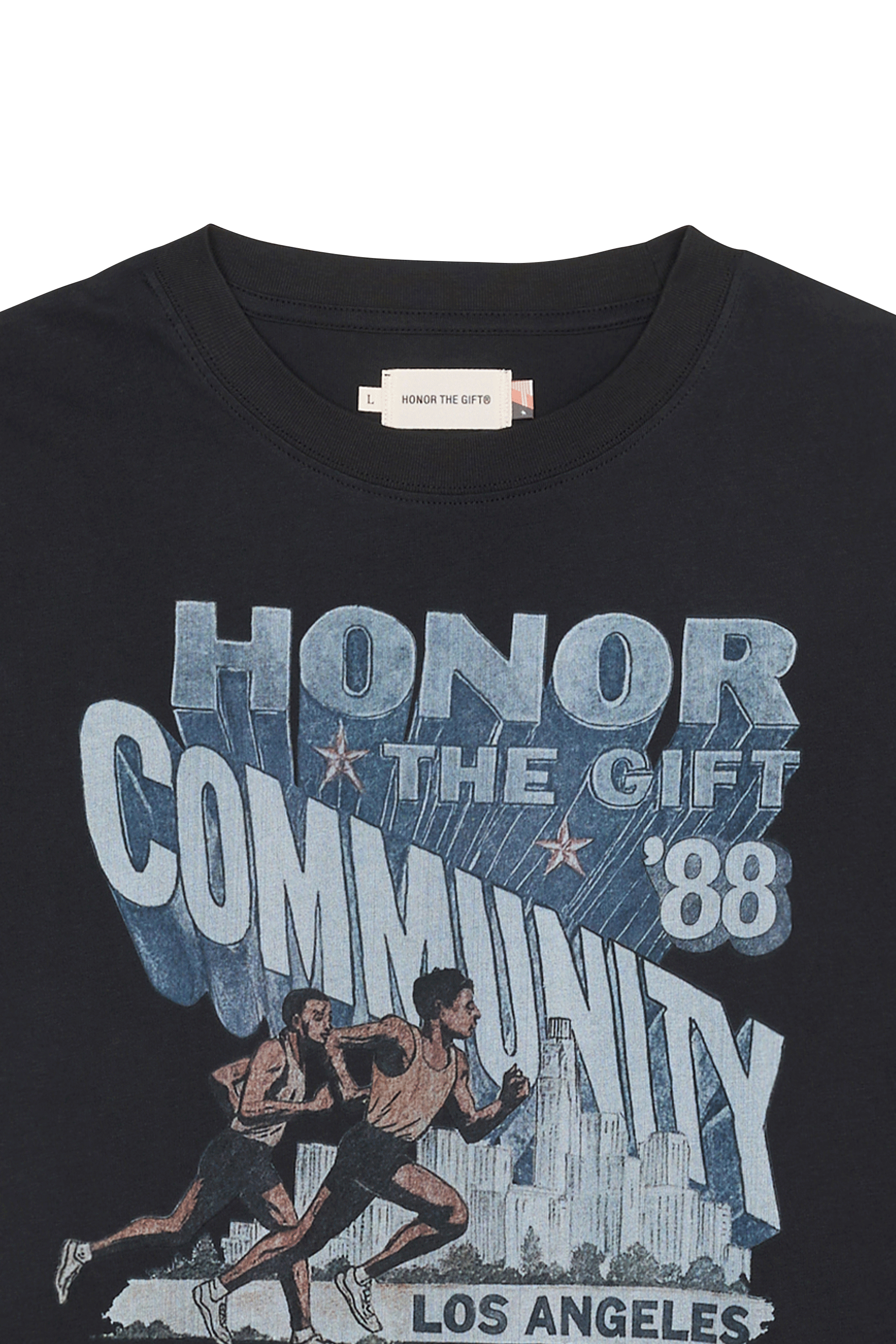 T-shirt | Noir HONOR THE GIFT Homme