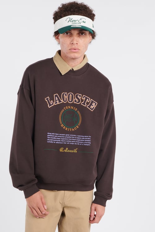 LACOSTE Sweatshirt Marron