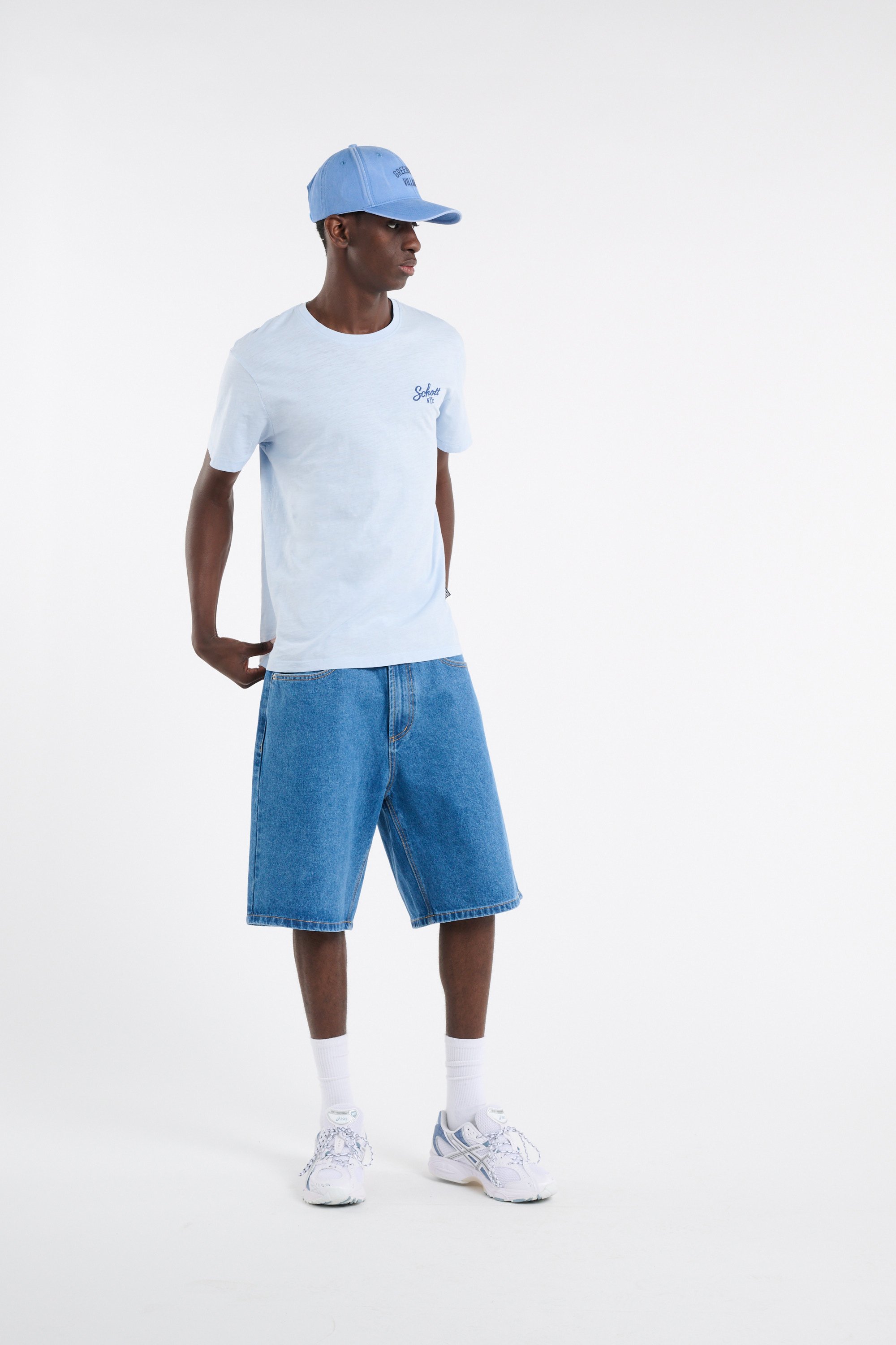 T-shirt SCHOTT Bleu