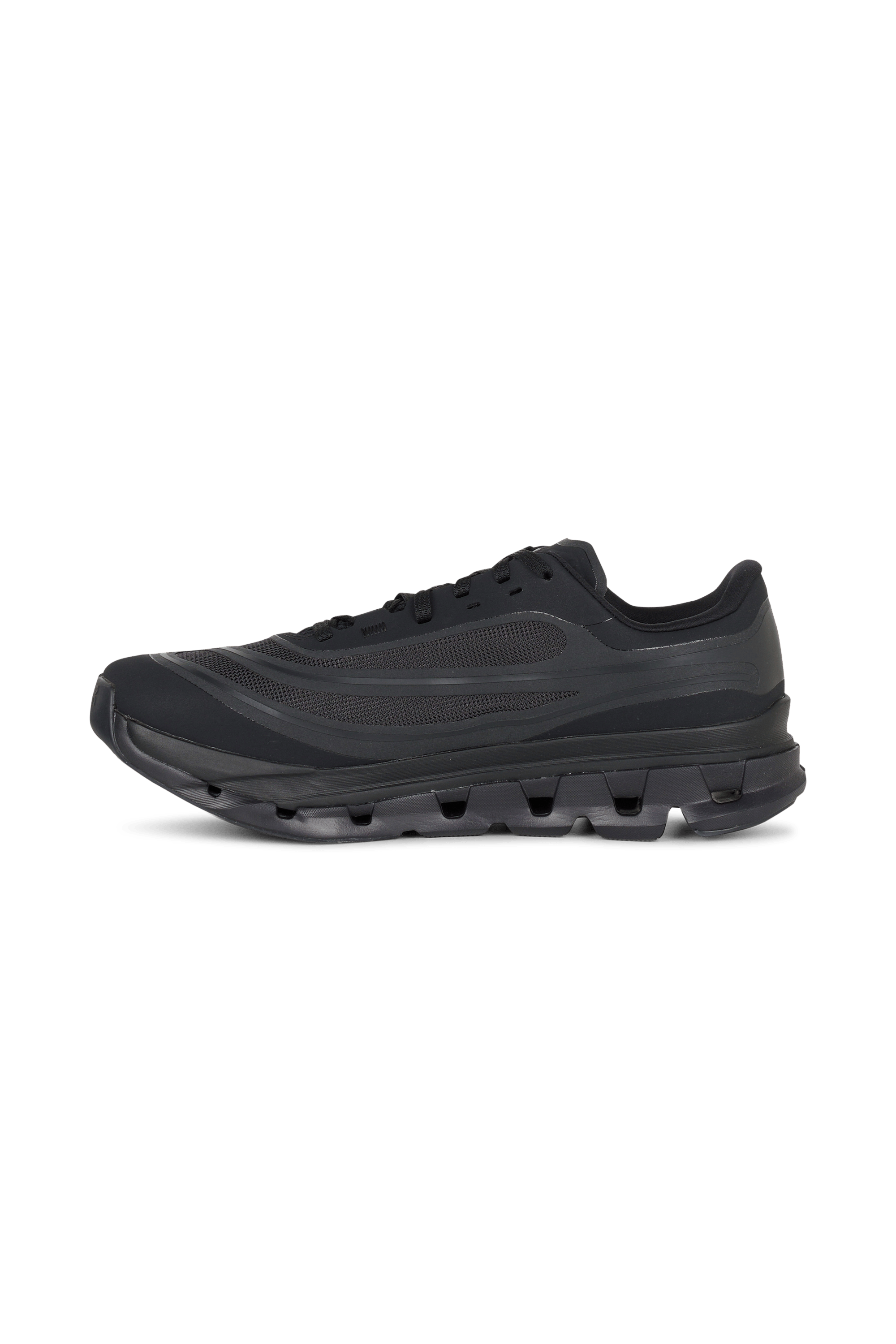 Men?s Storm 96 LO fabric and leather sneakers | Black ON Men