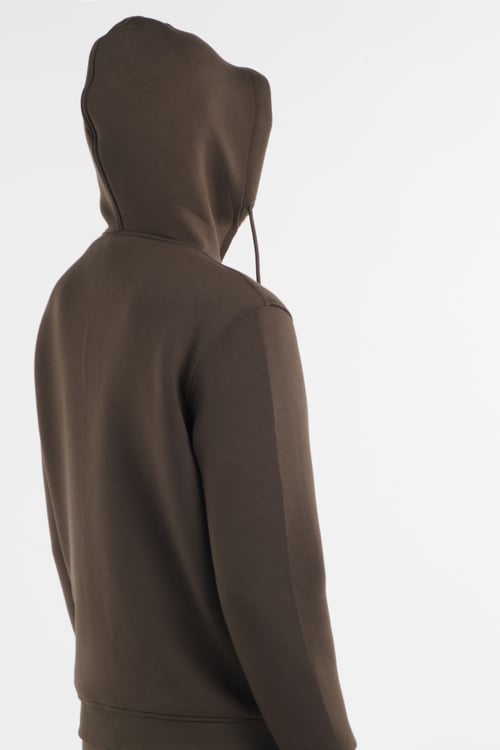 K-WAY Hoodie zippé Kaki