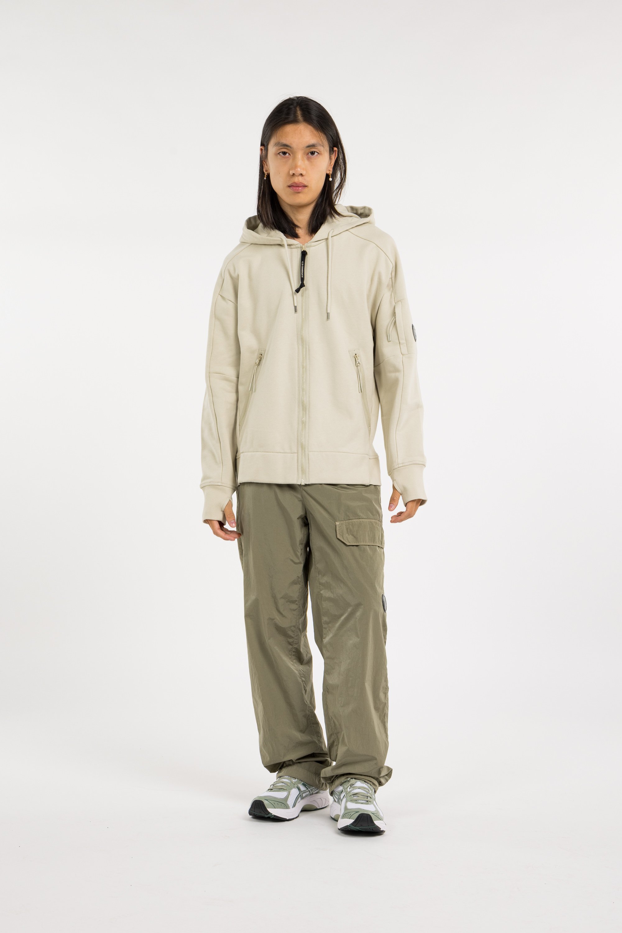 Sweat zippé  | Gris C.P. COMPANY Homme
