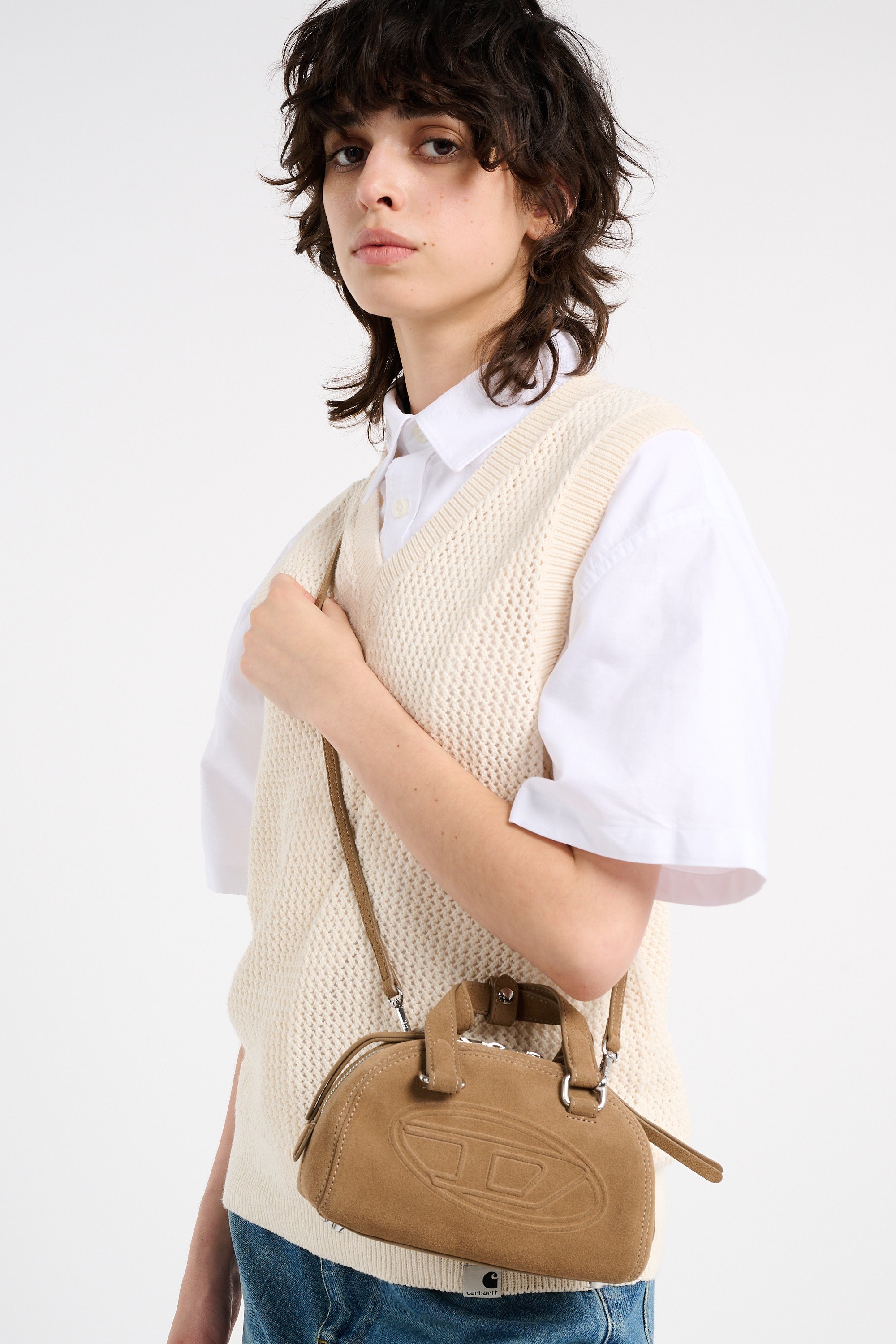 Handbag DIESEL Brown