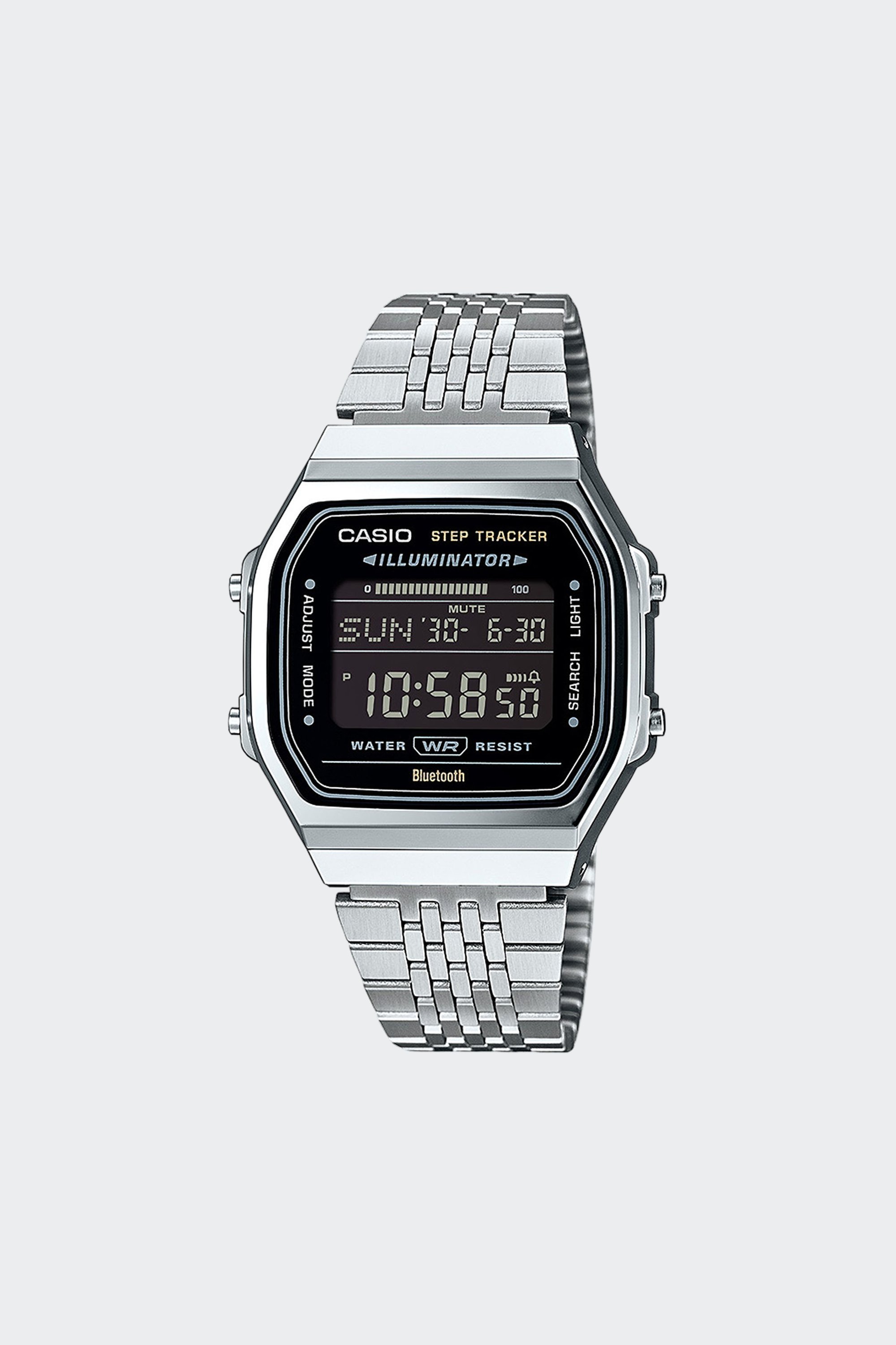 Montre Digitale Montre Casio Femme Vintage Argent Montre Abl