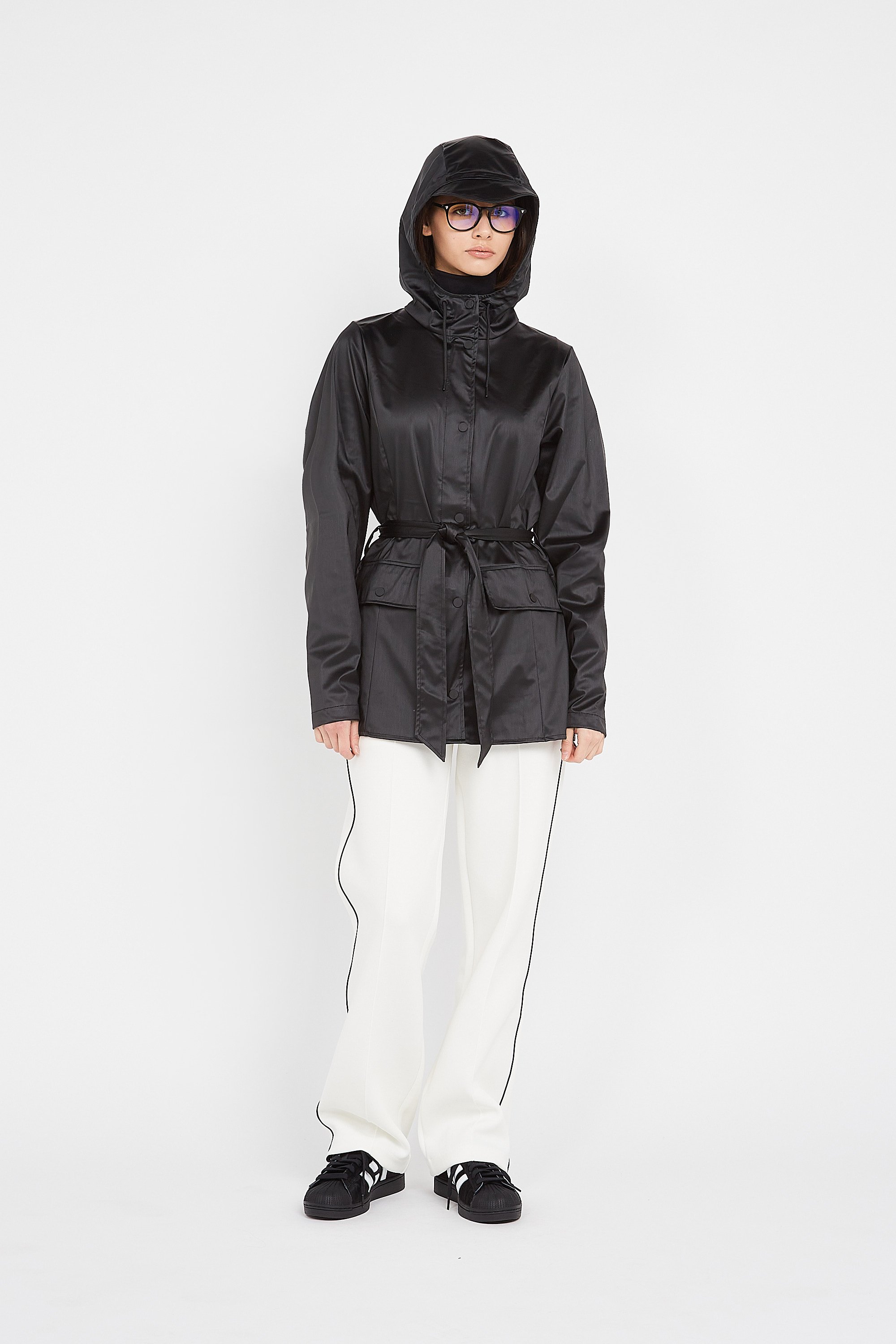 Windbreaker Curve Jacket W3 Black Rains - Women | Citadium