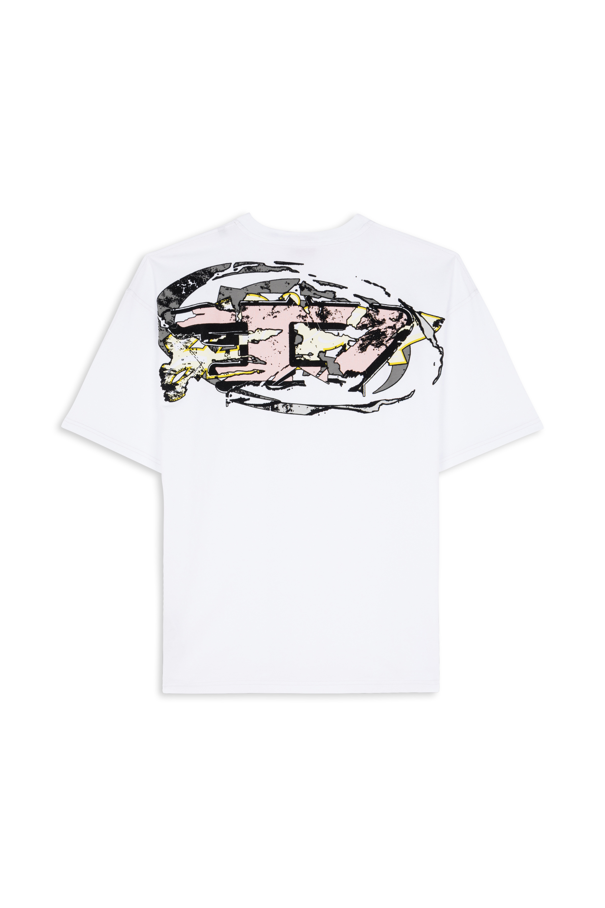 Regular-fit round-neck cotton T-shirt White