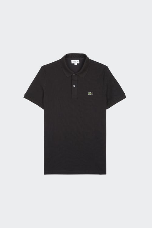LACOSTE Polo slim-fit en coton Noir