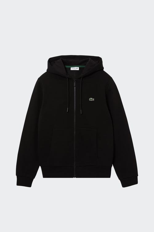 LACOSTE Sweat zippé Noir