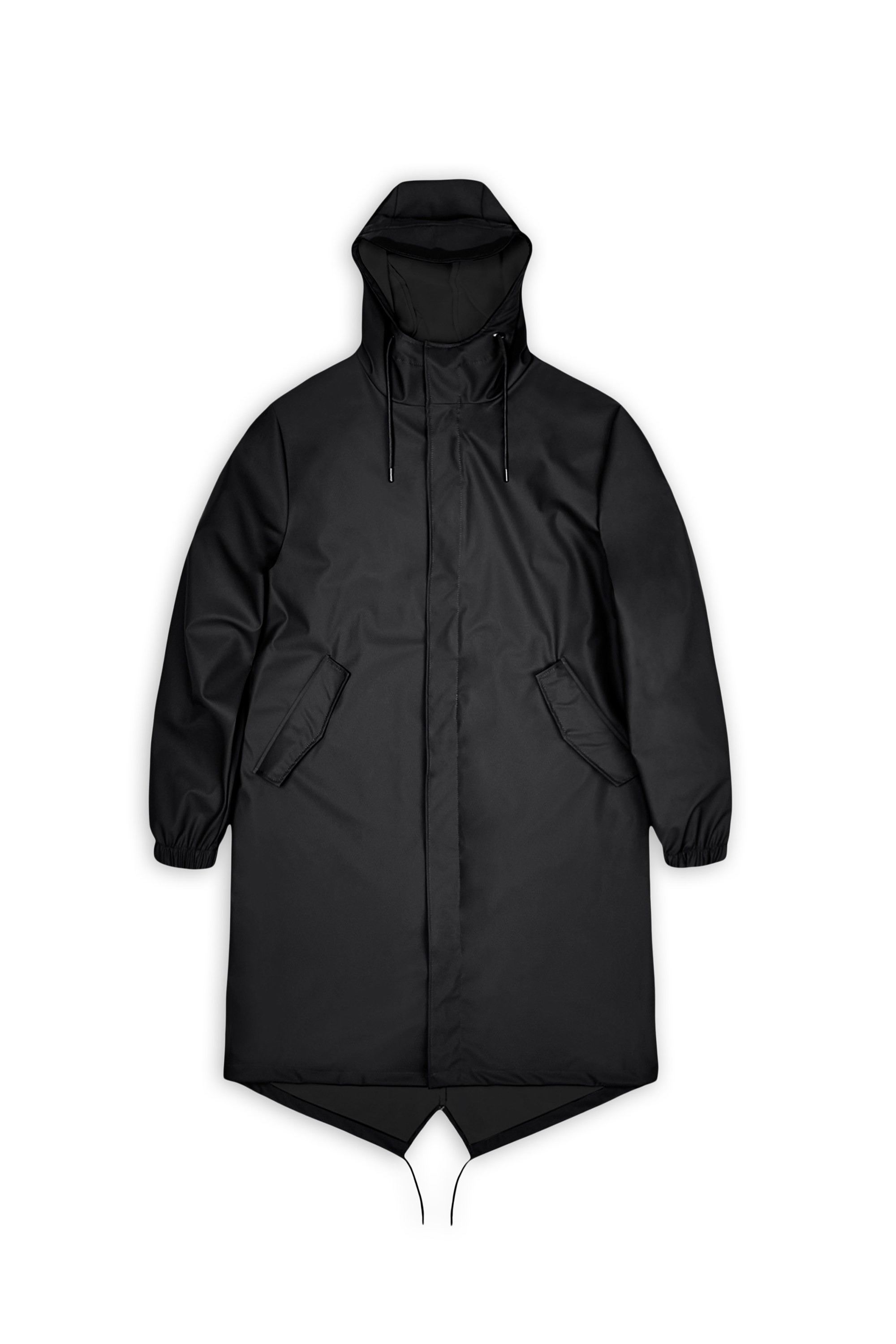 Imperméable à capuche Noir