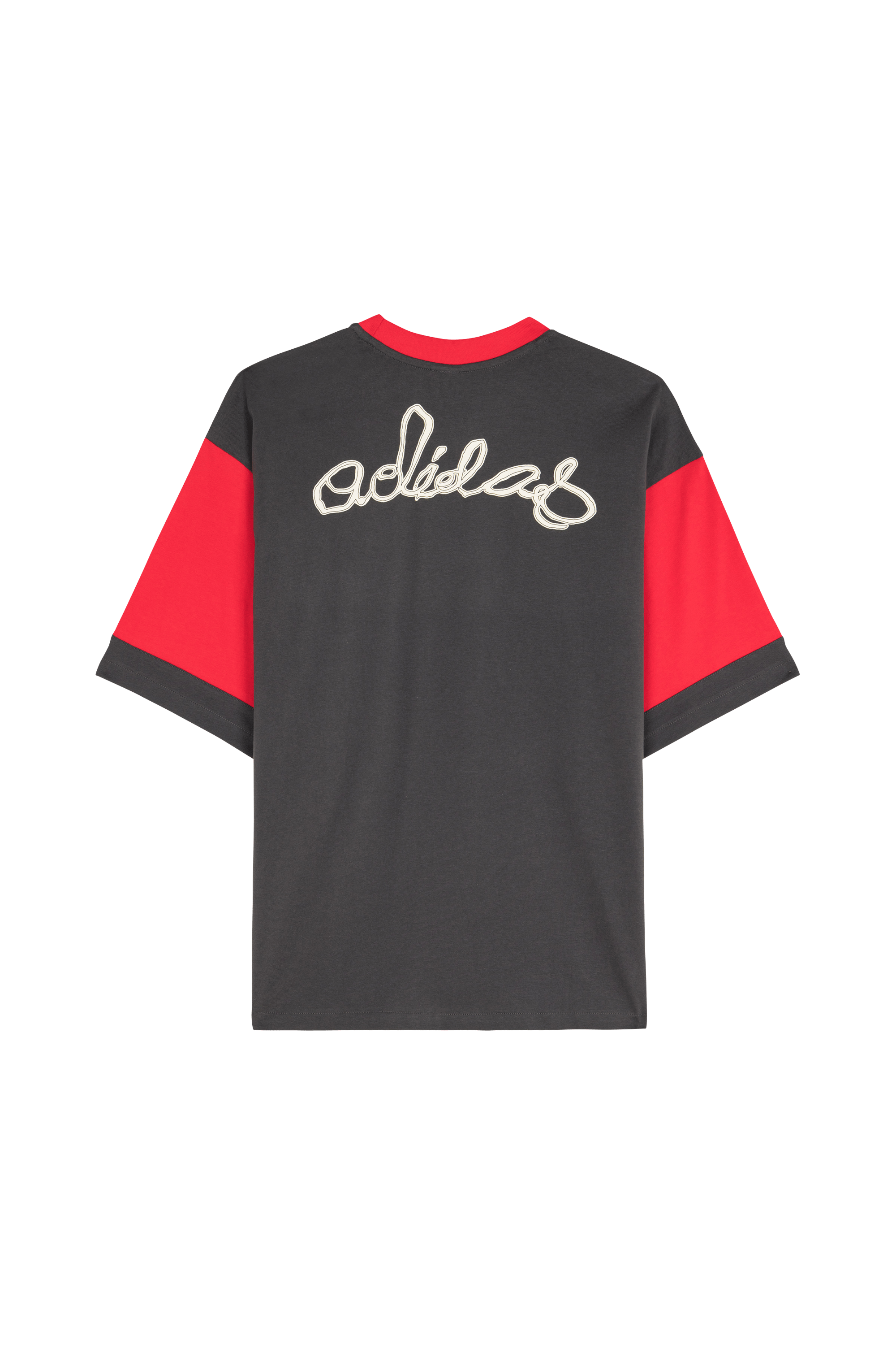 Regular-fit round-neck cotton T-shirt Black