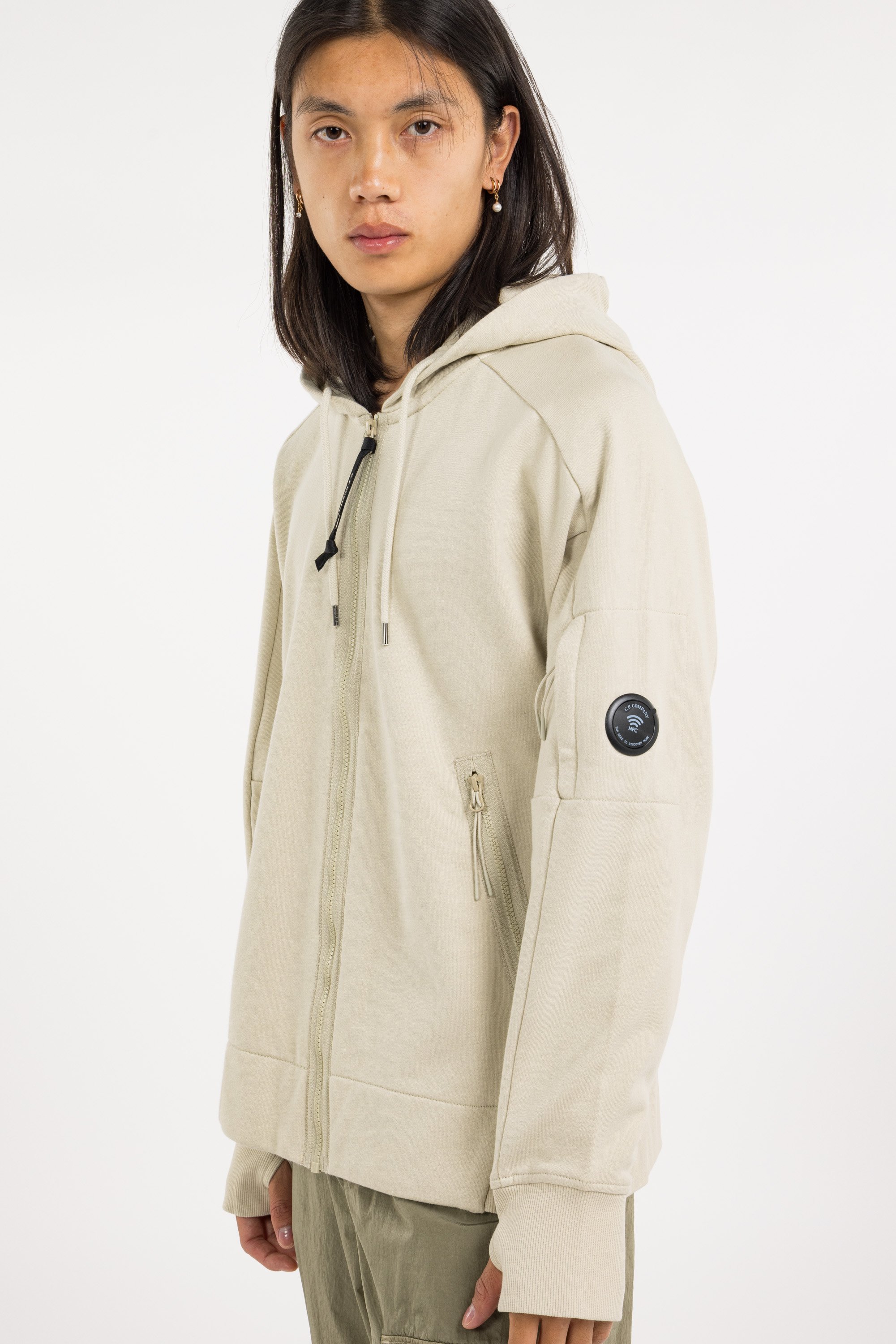 Sweat zippé  | Gris C.P. COMPANY Homme