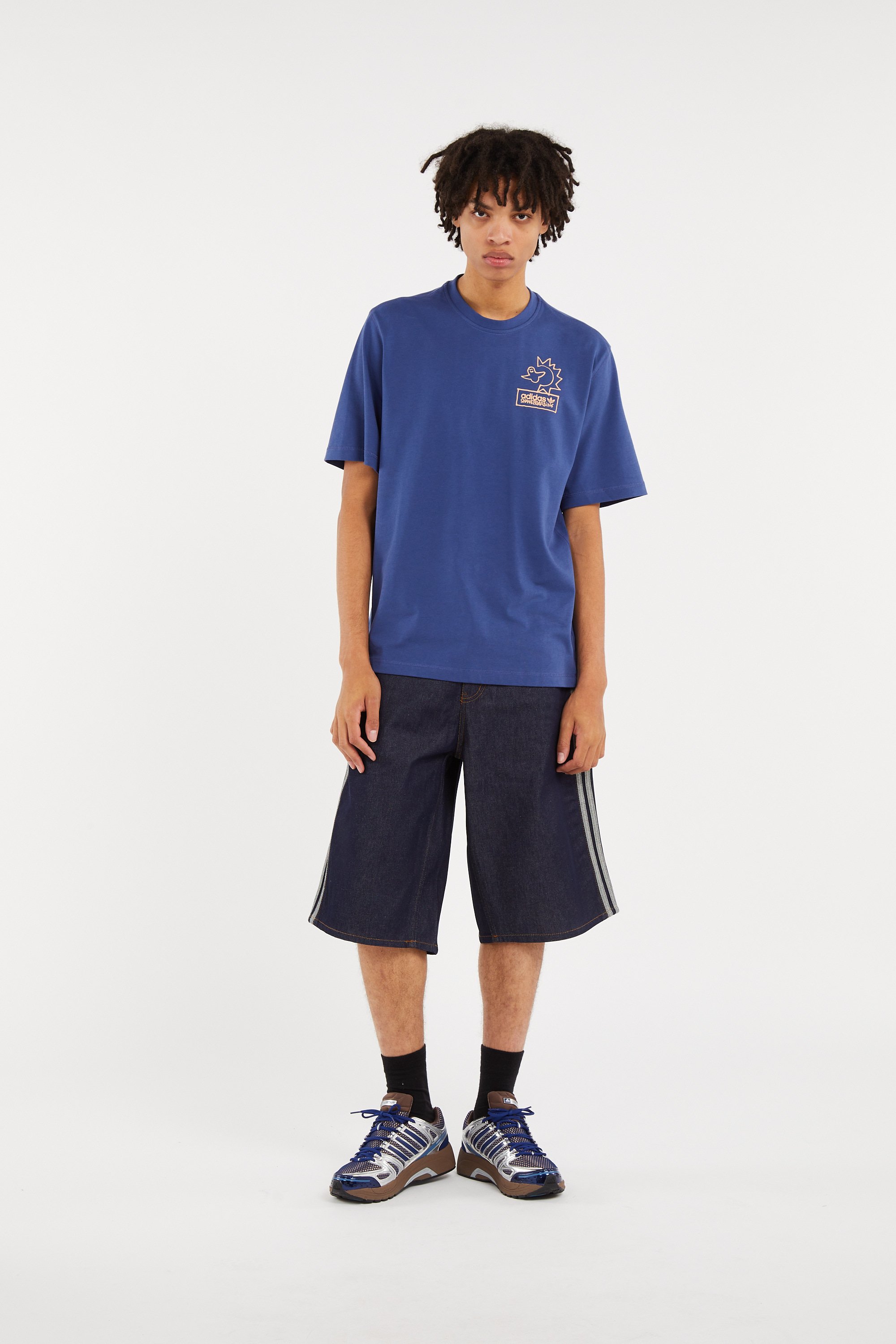 Short ADIDAS Bleu