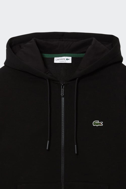 LACOSTE Sweat zippé Noir