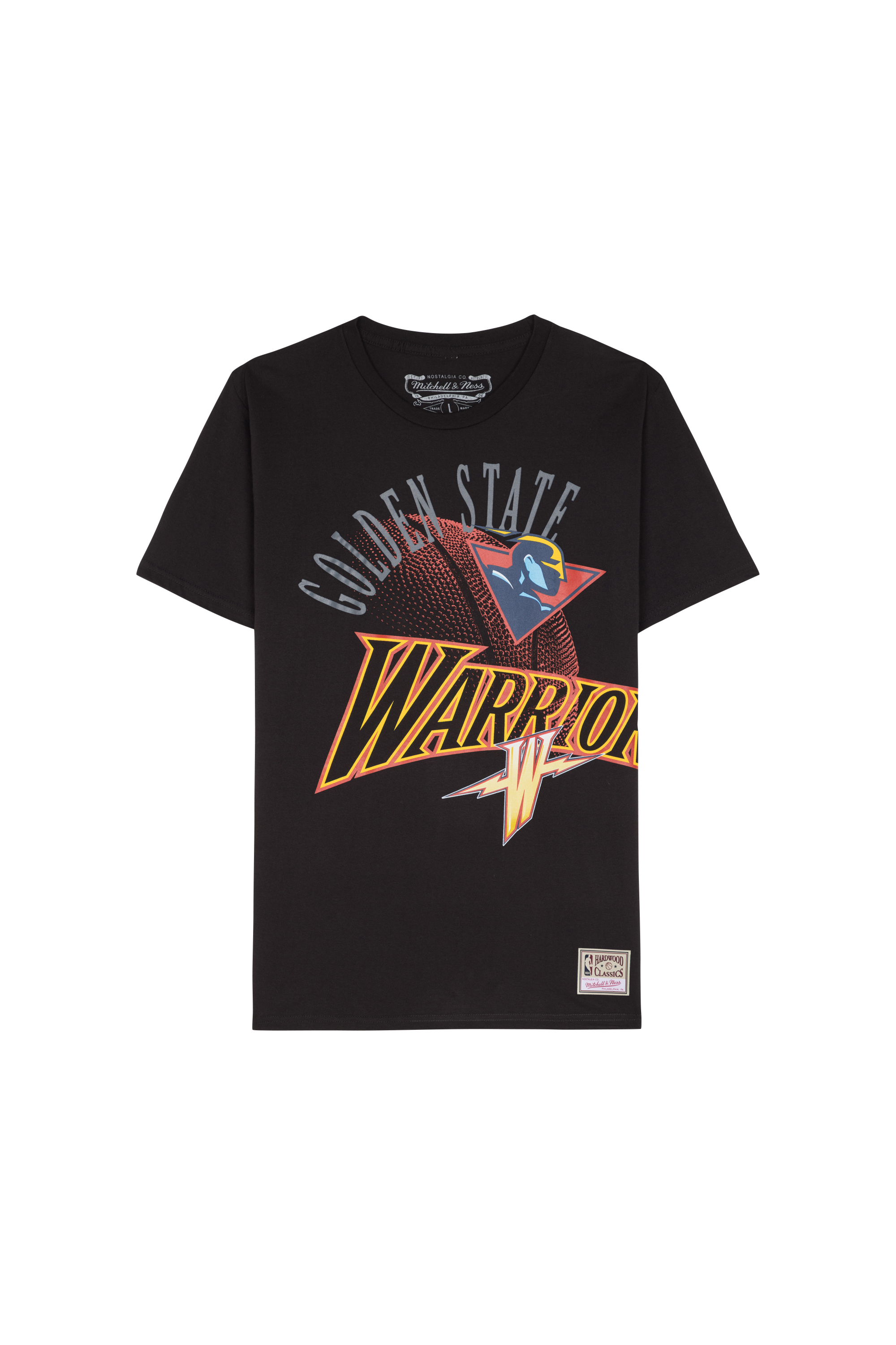 Regular-fit round-neck cotton T-shirt Black