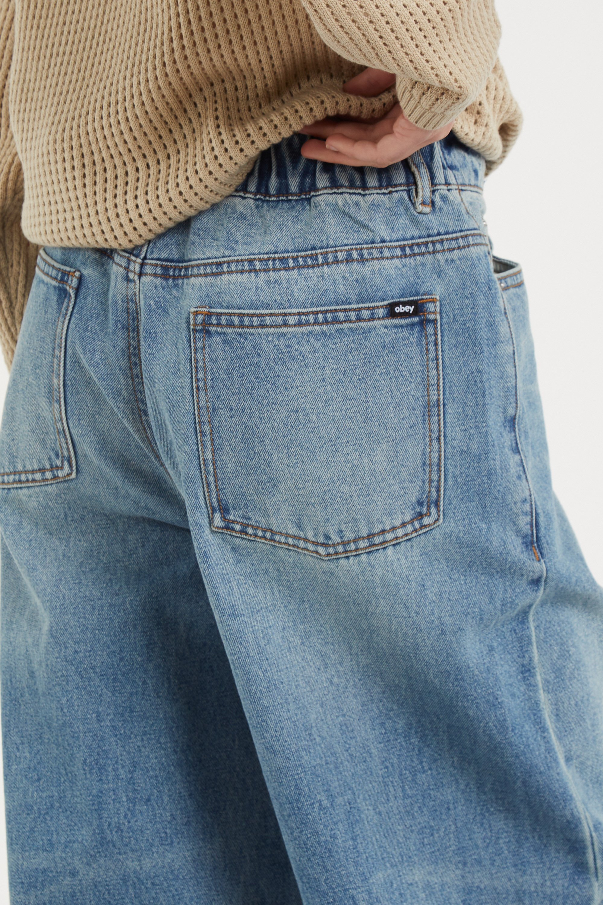Jean | Bleu OBEY Femme
