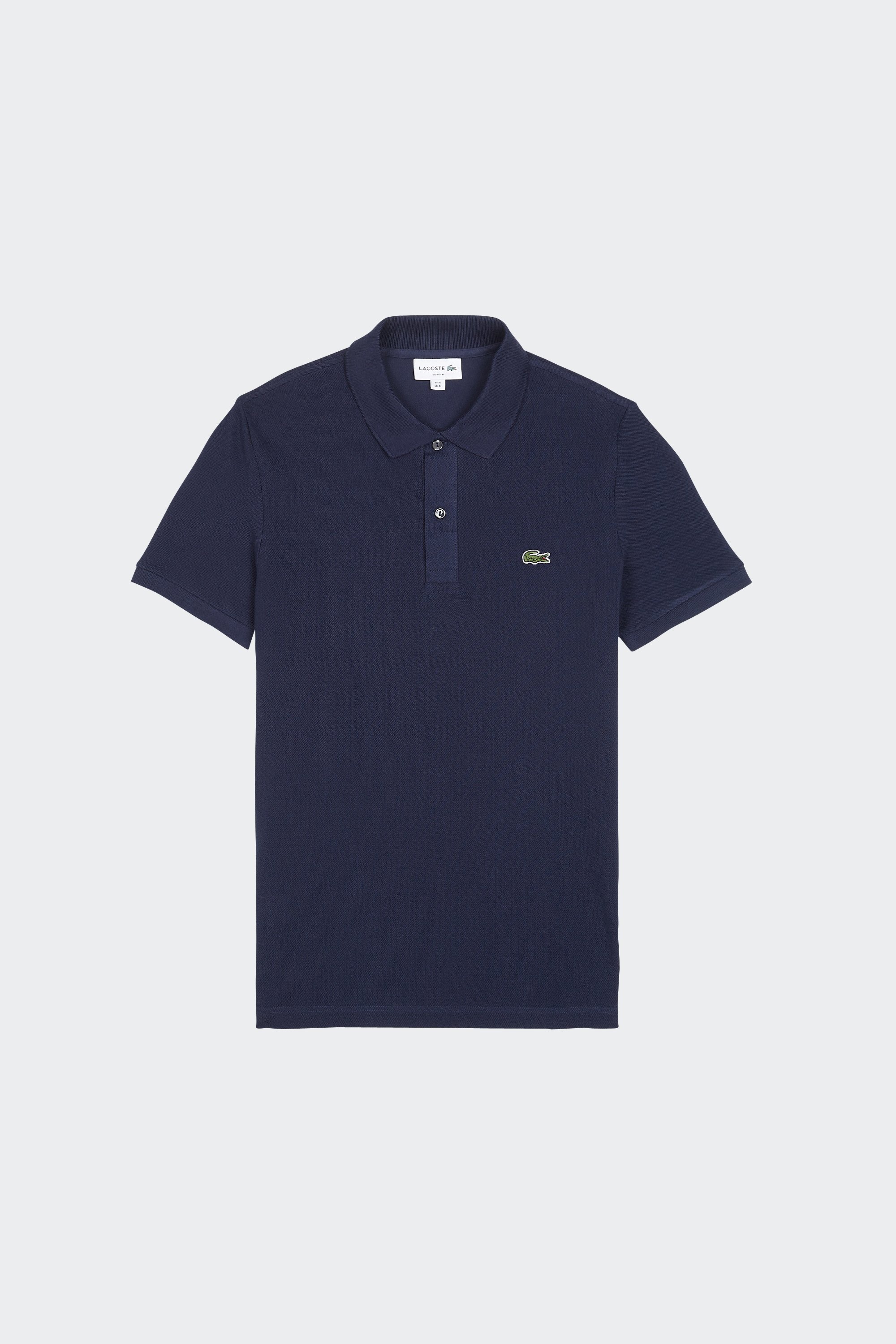 Slim Fit Vente Polo Lacoste Polo Slim-Fit En Coton Bleu Lacoste