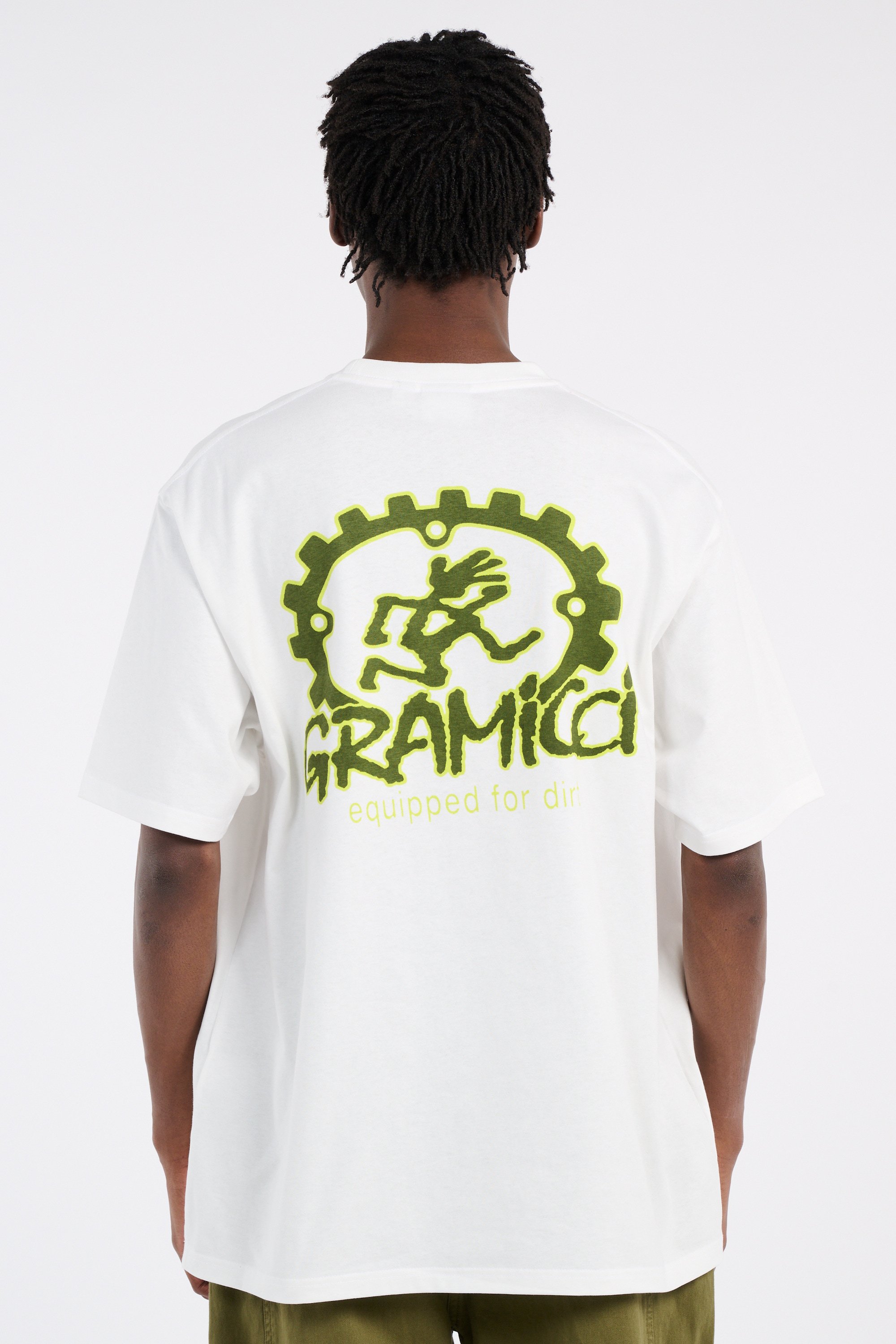 Regular-fit round-neck cotton T-shirt White