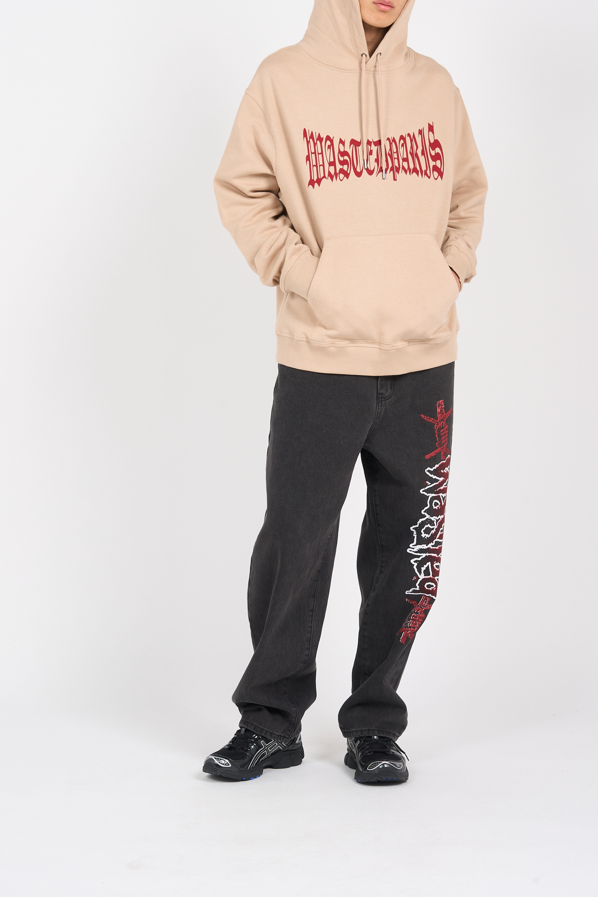 Hoodie | Beige WASTED Homme