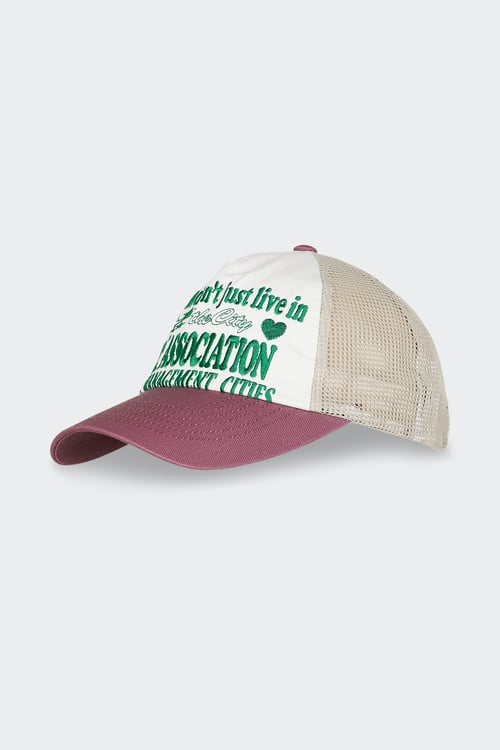 LOST MANAGEMENT CITIES Casquette Rose
