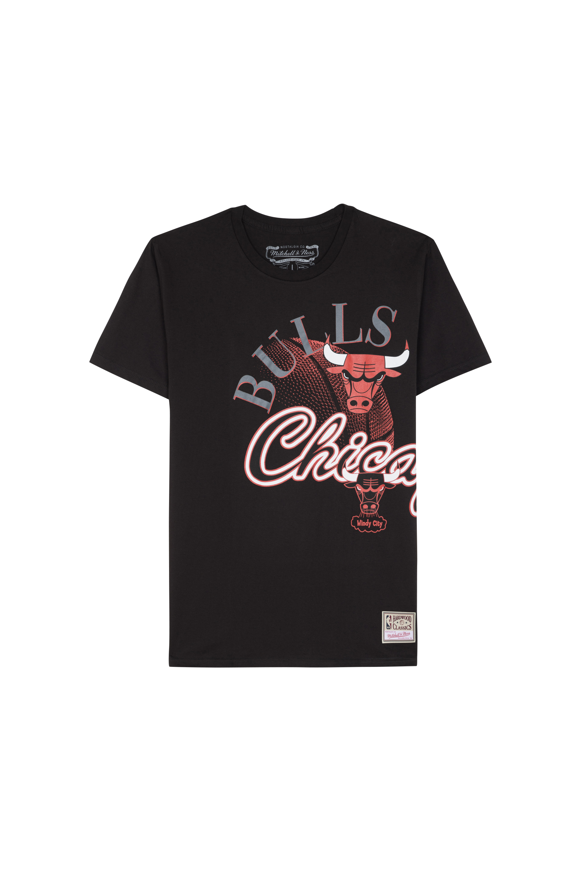 Regular-fit round-neck cotton T-shirt Black
