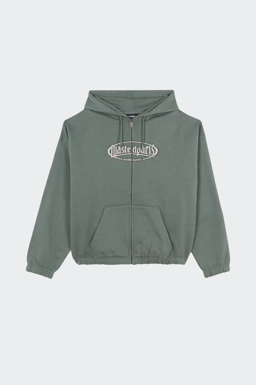 WASTED Hoodie zippé Vert