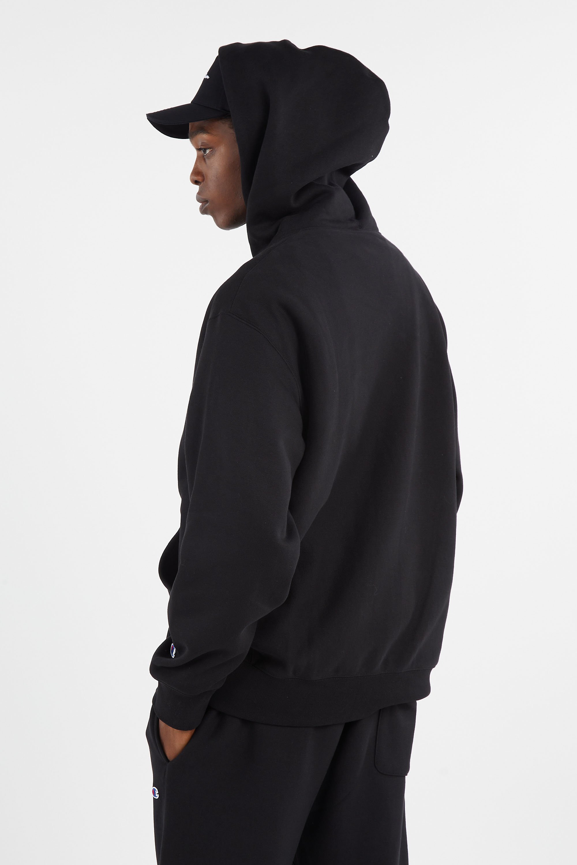 Hoodie | Black by CHAMPION Hoodie Black