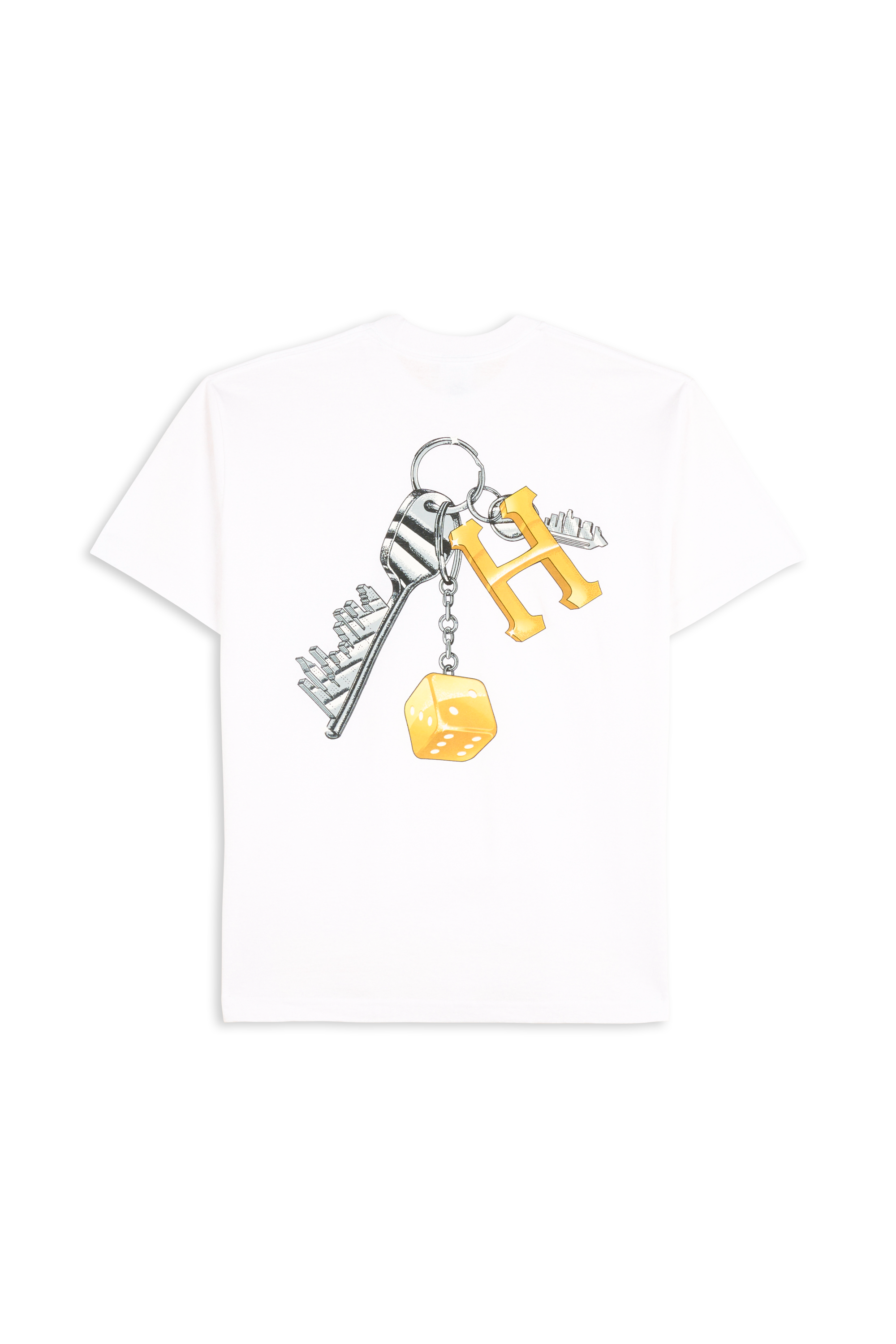 Regular-fit round-neck cotton T-shirt White