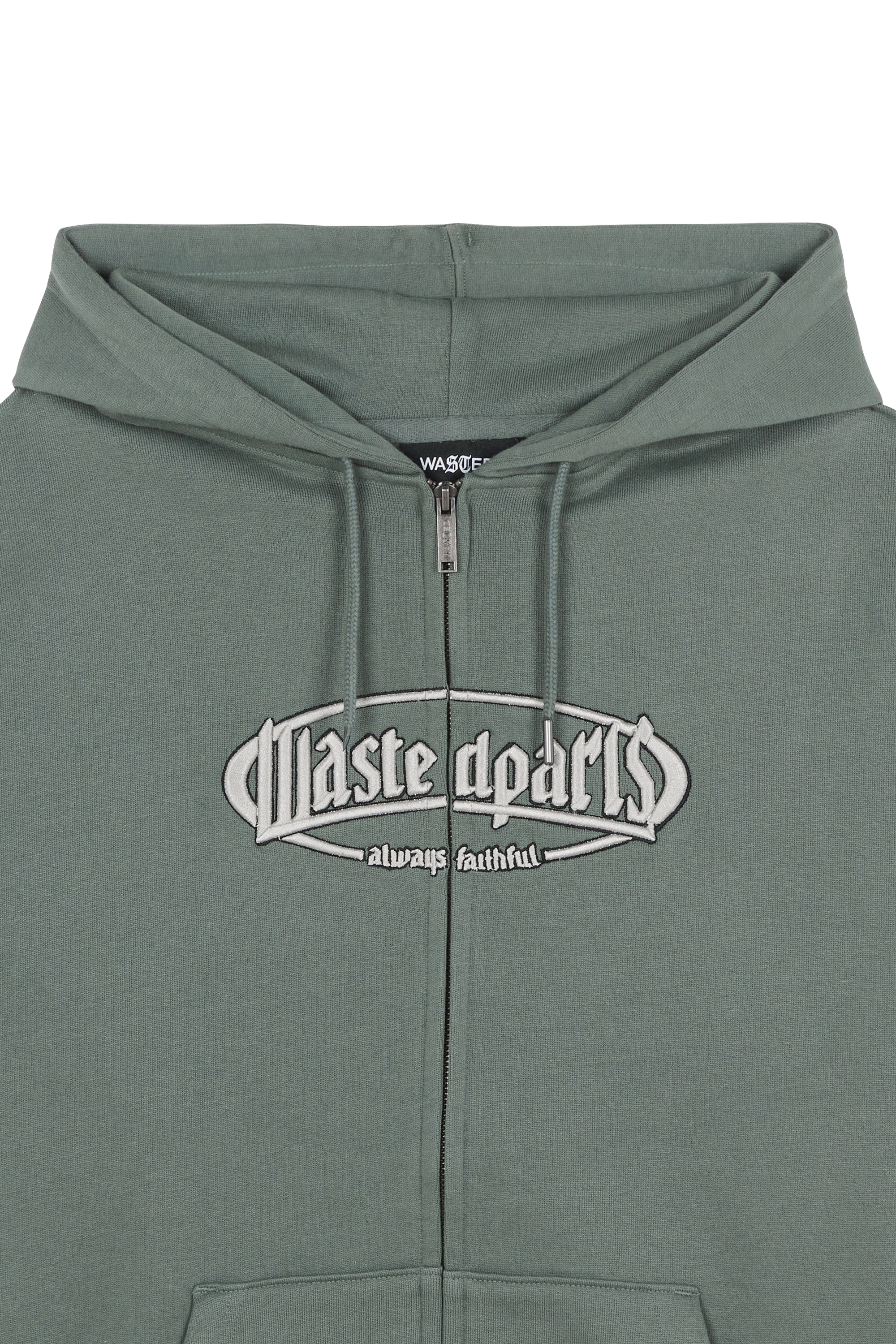 Hoodie zippé | Vert WASTED Homme