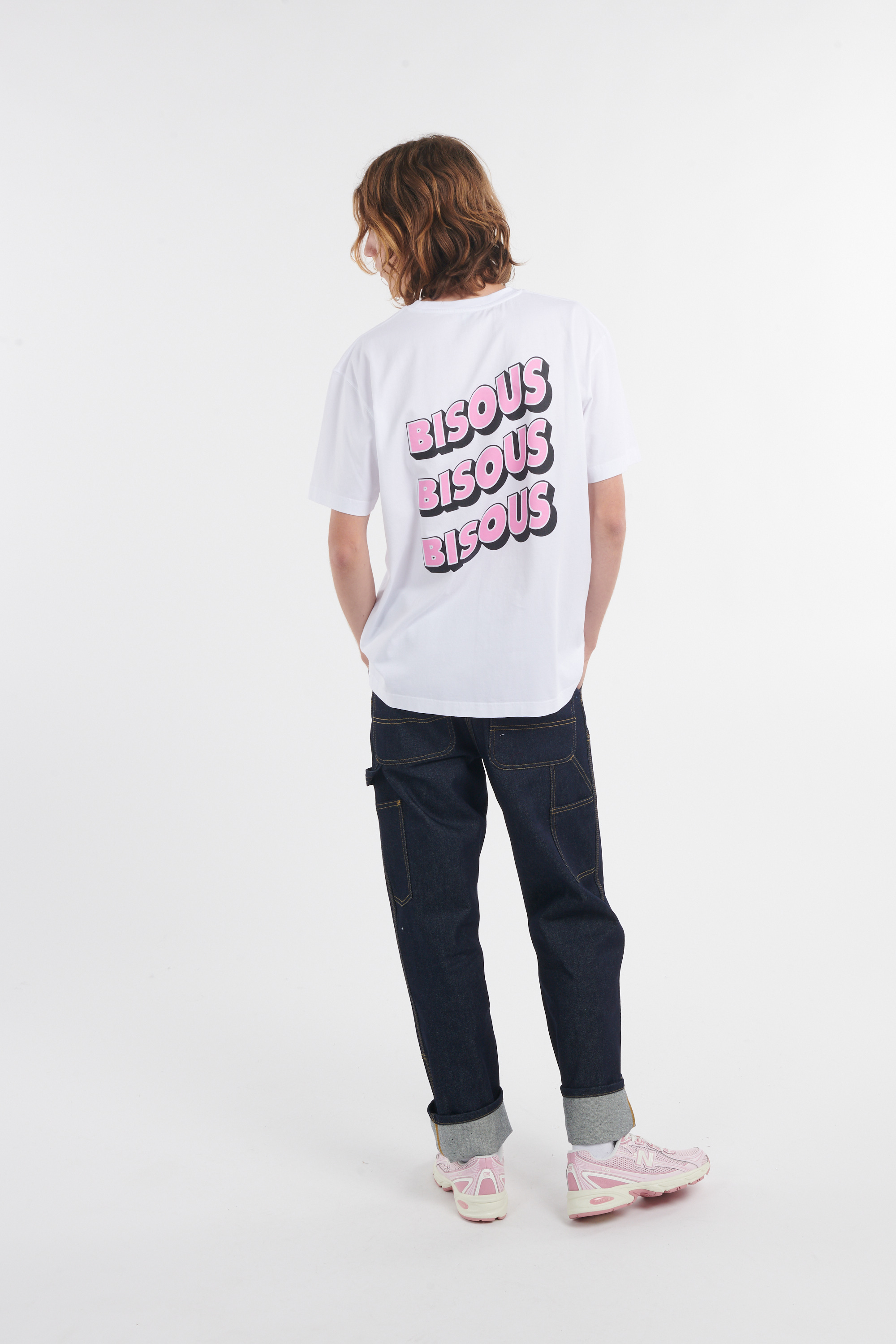 Regular-fit round-neck cotton T-shirt White