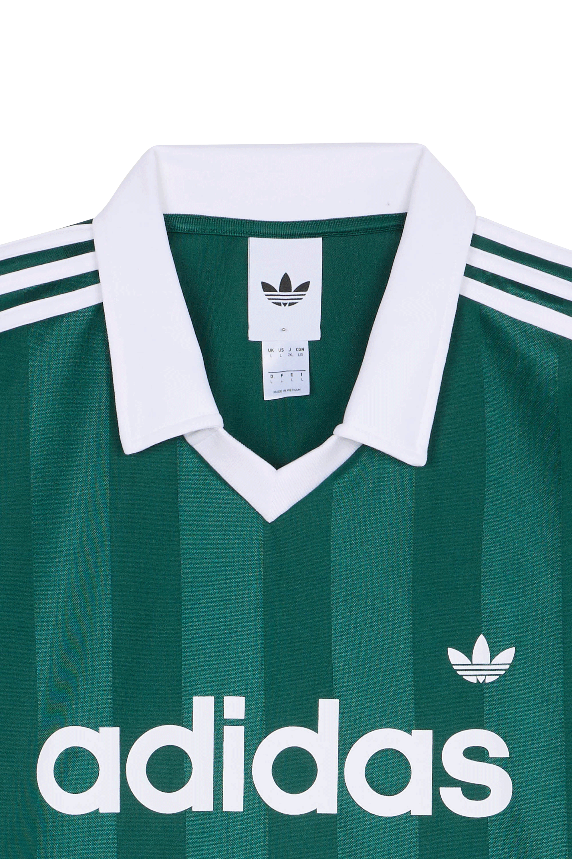 Oversized polo collar t-shirt Green