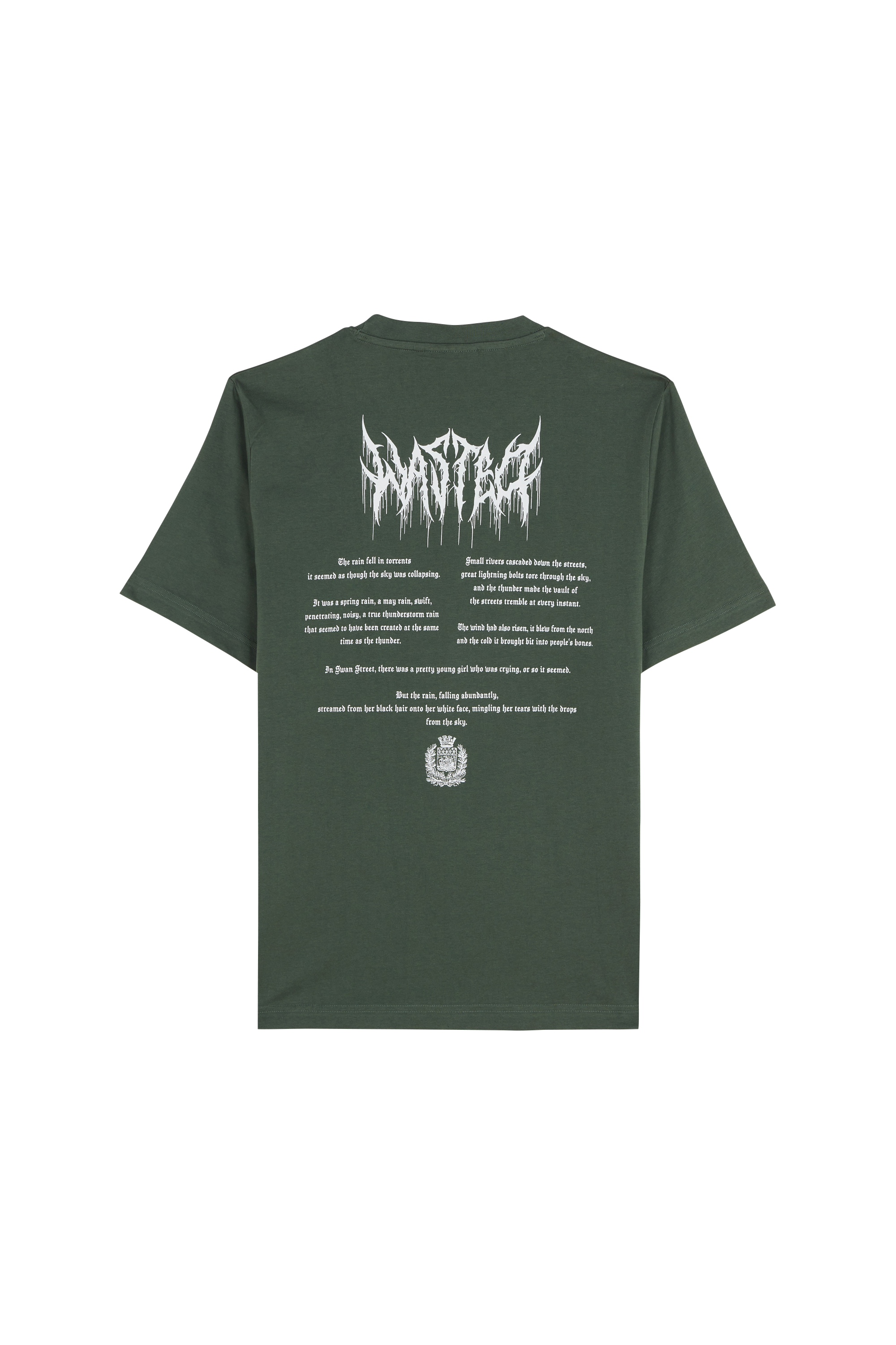 T-shirt WASTED Green