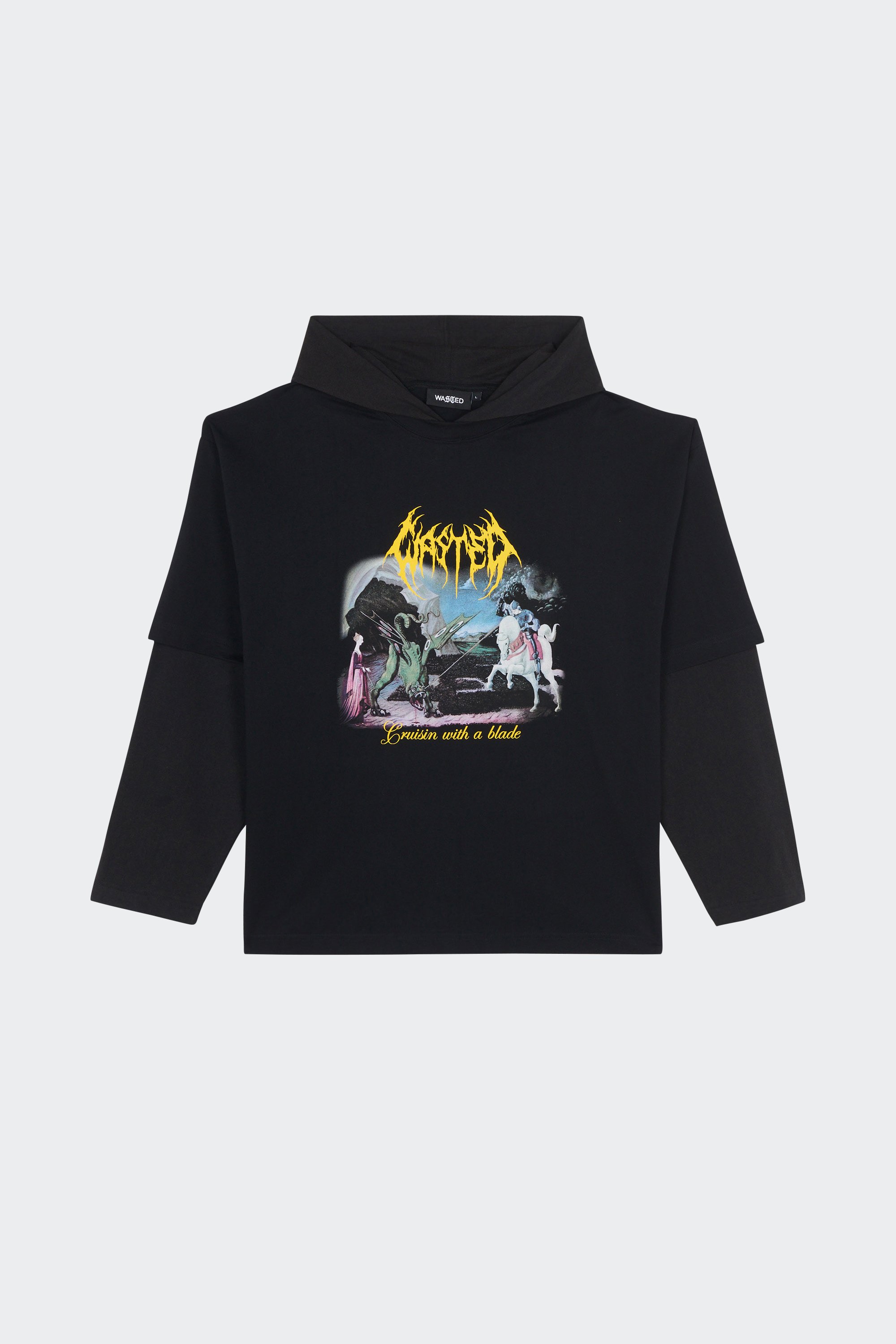 T-shirt | Noir by WASTED T-shirt Noir