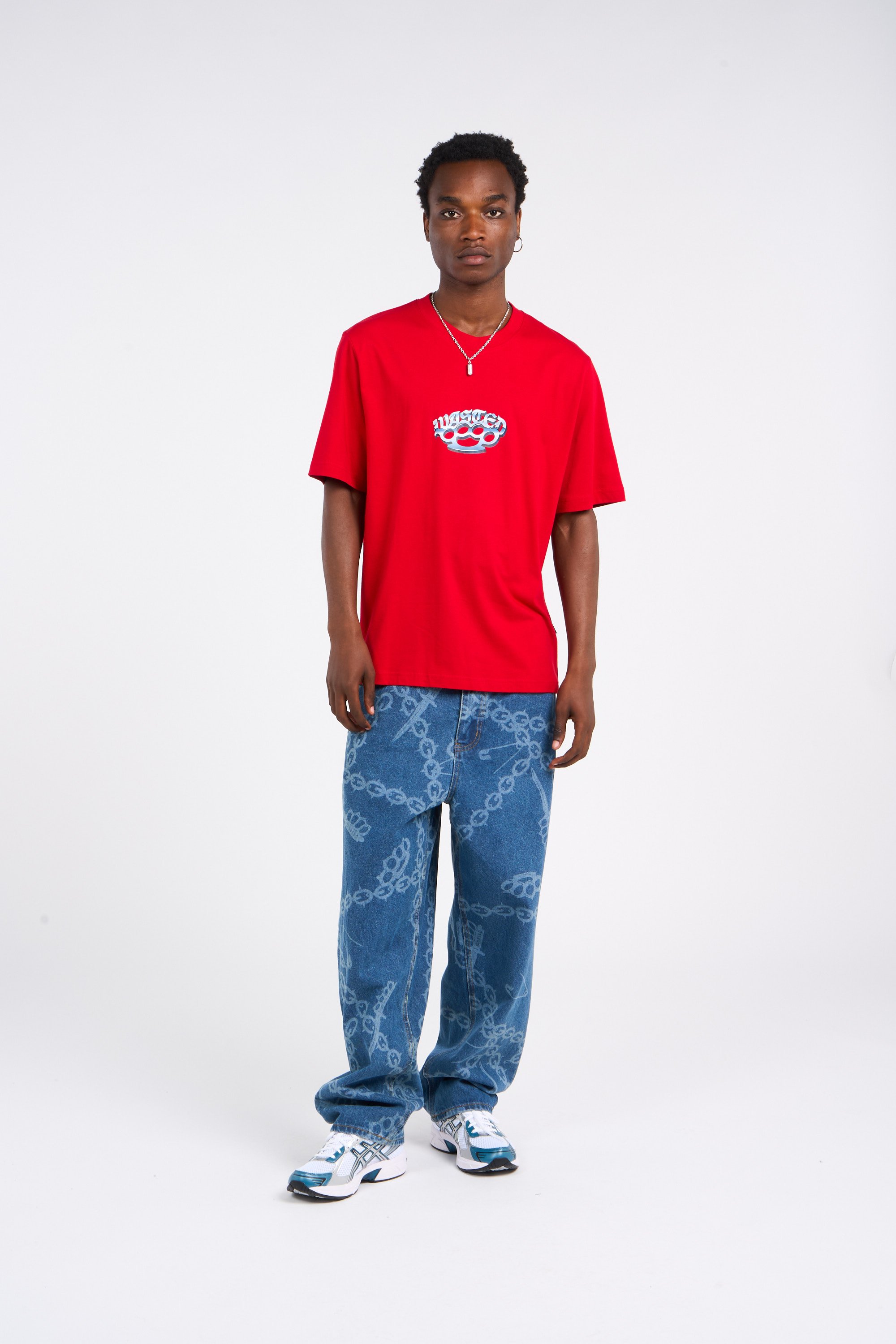 T-shirt WASTED Rouge