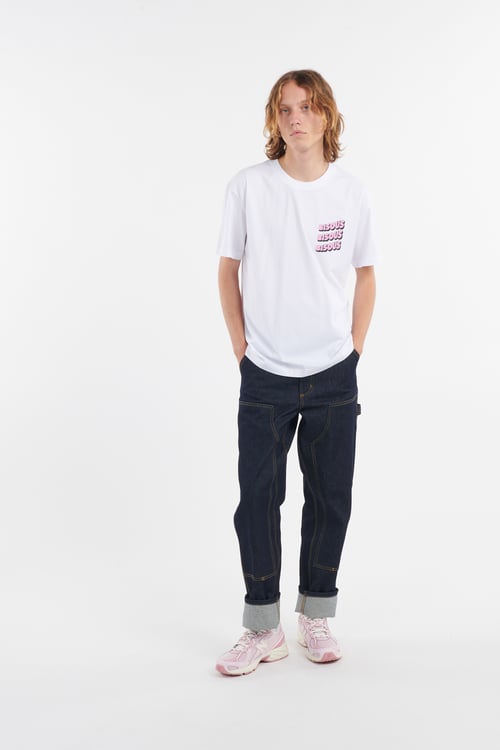 BISOUS SKATEBOARDS T-shirt Blanc