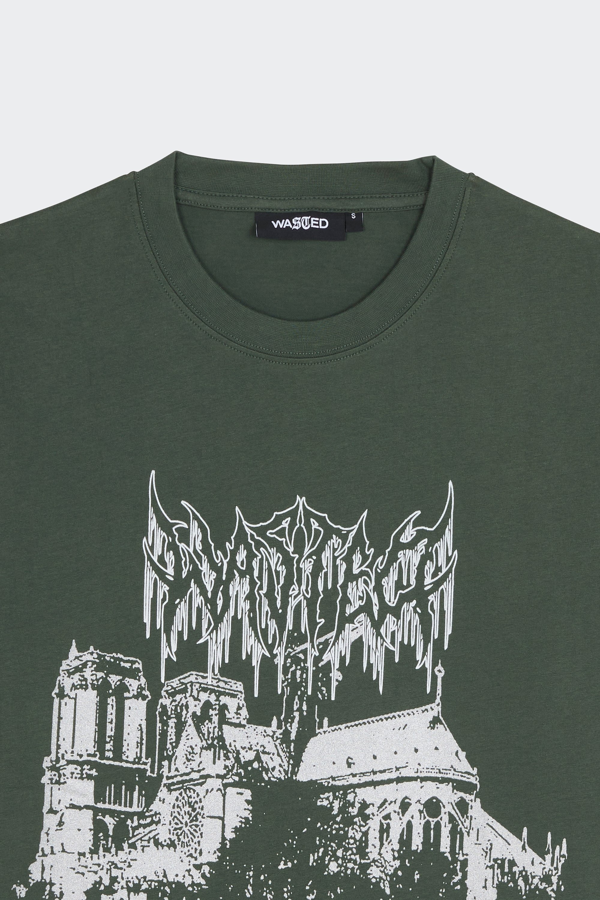 T-shirt | Green by WASTED T-shirt Green